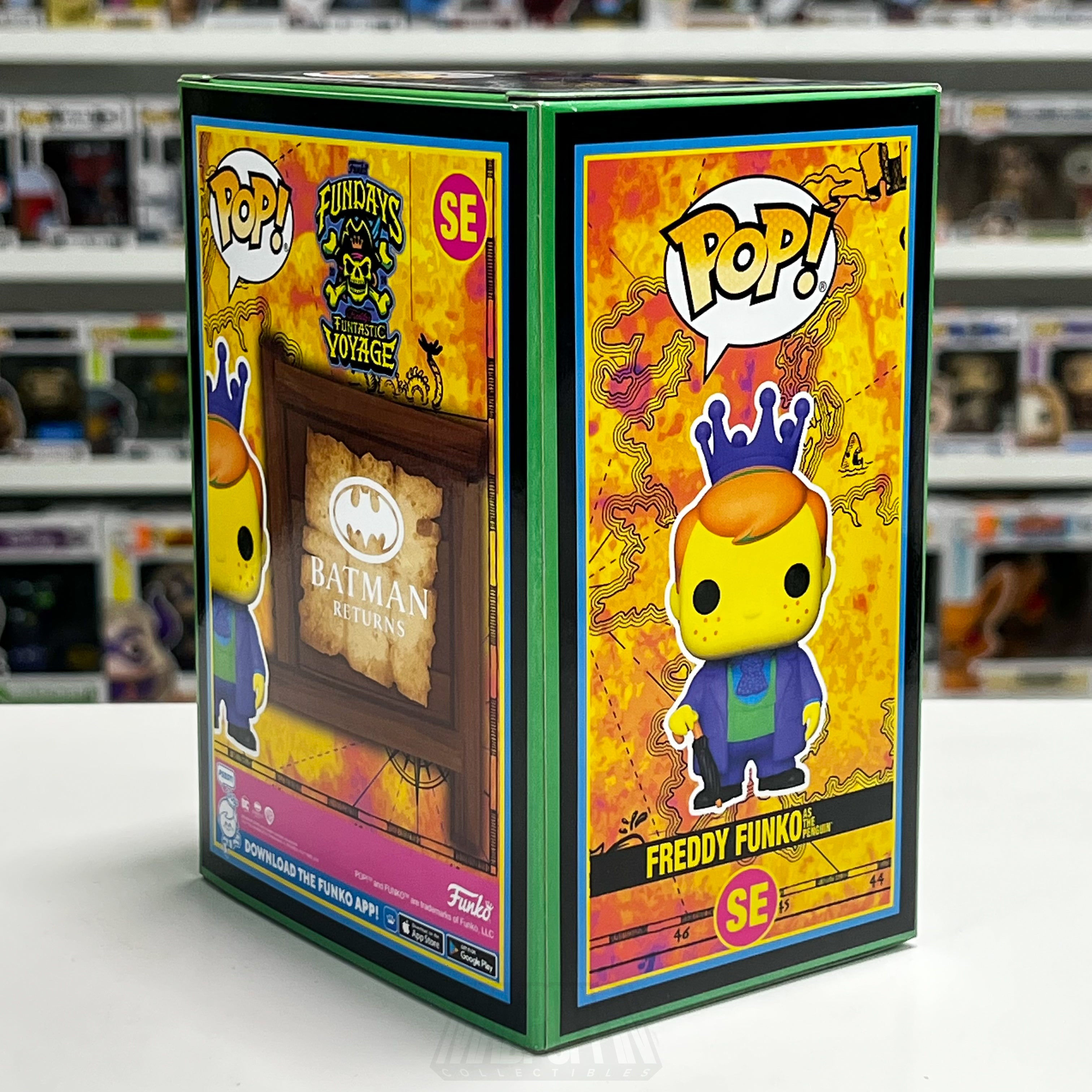 Funko Pop Fundays Funtastic Voyage Freddy as Penguin Blacklight 250 PCS SE Show - Madpoppin