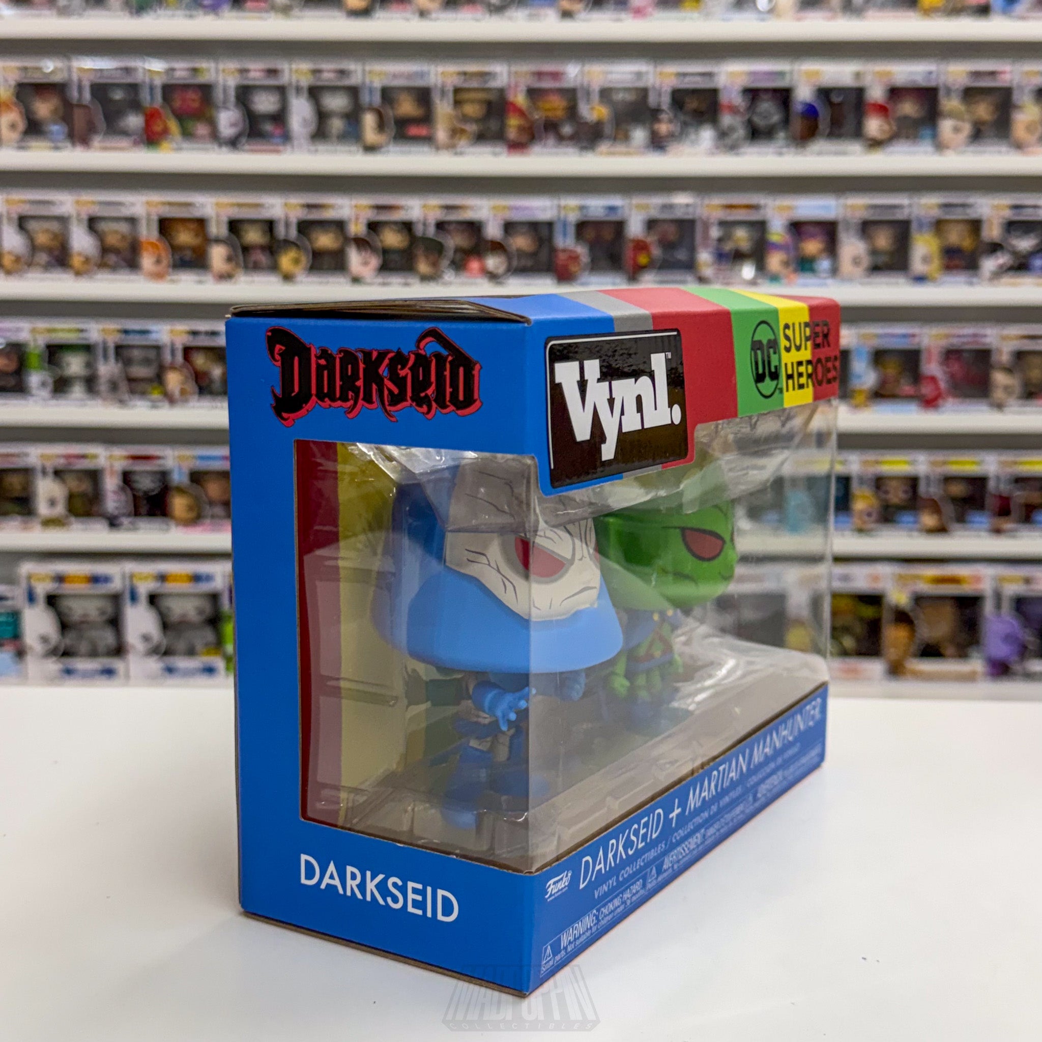 Funko Vynl DC Super Heroes Darkseid + Martian Manhunter 2Pack Toy Vinyl Figures