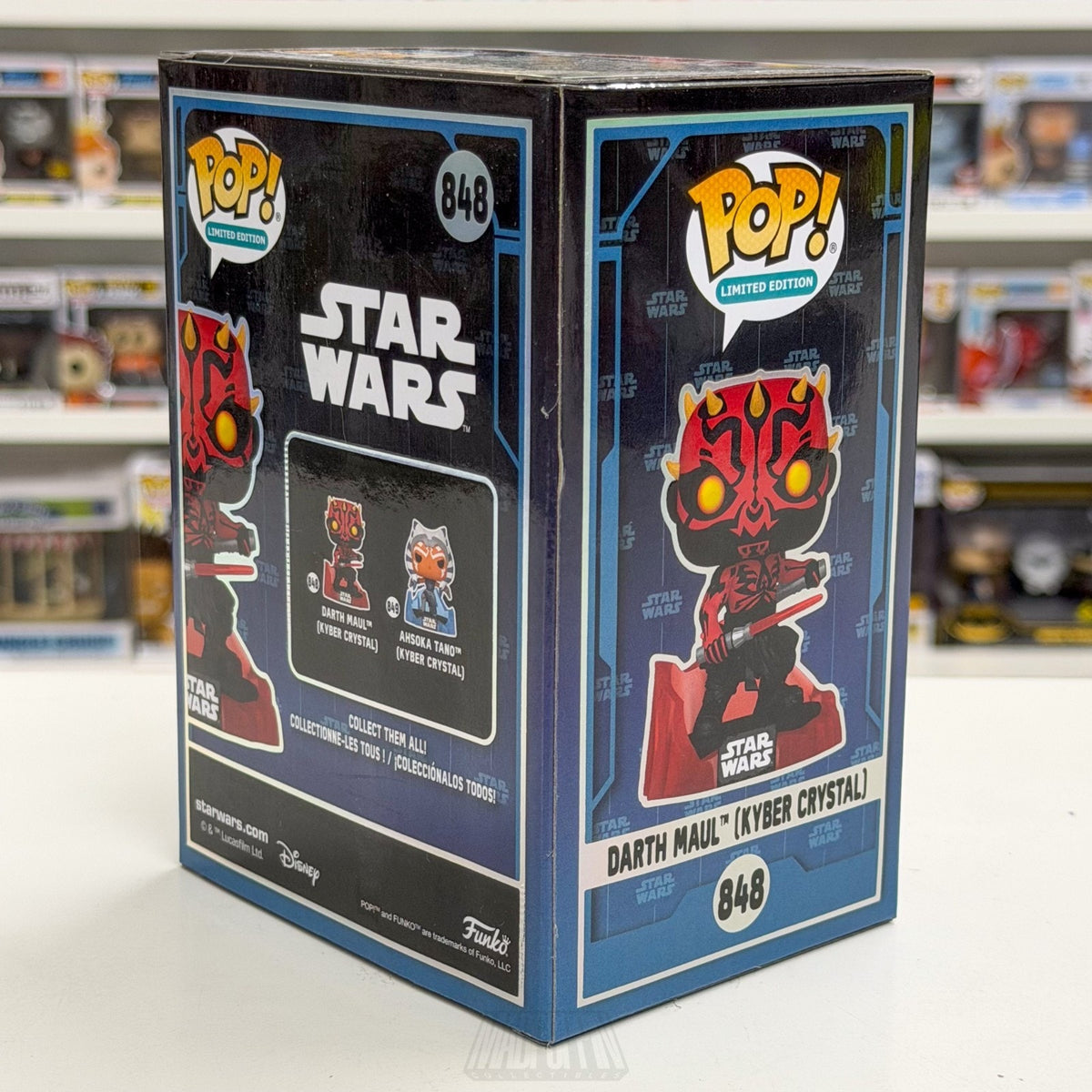 Funko Pop Star Wars Darth Maul Kyber Crystal SDCC Limited 848 Sith Vinyl Figure