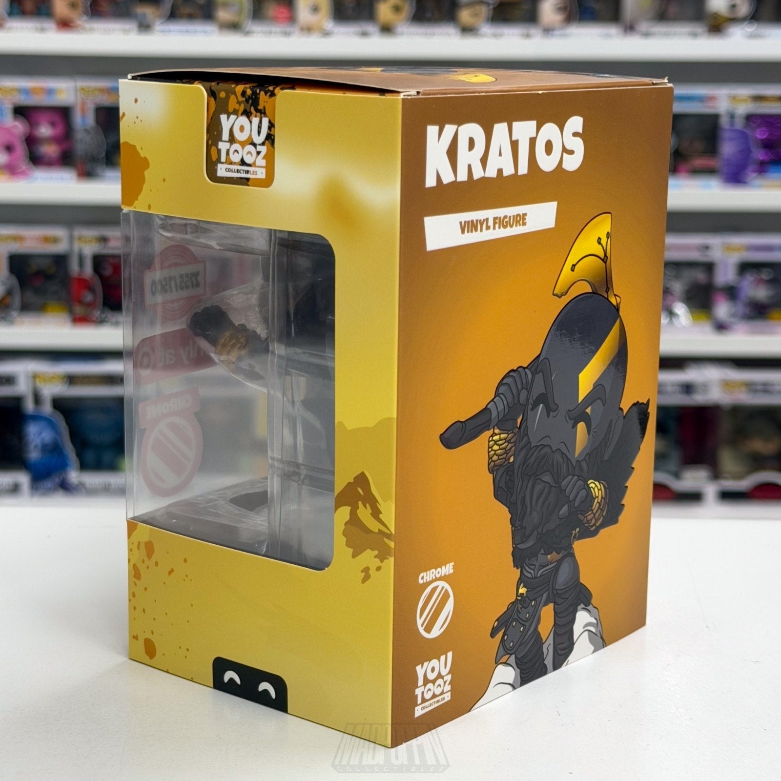 Youtooz God of War Ragnarok Kratos Chrome Target Exclusive 2755/7500 Toy Figure