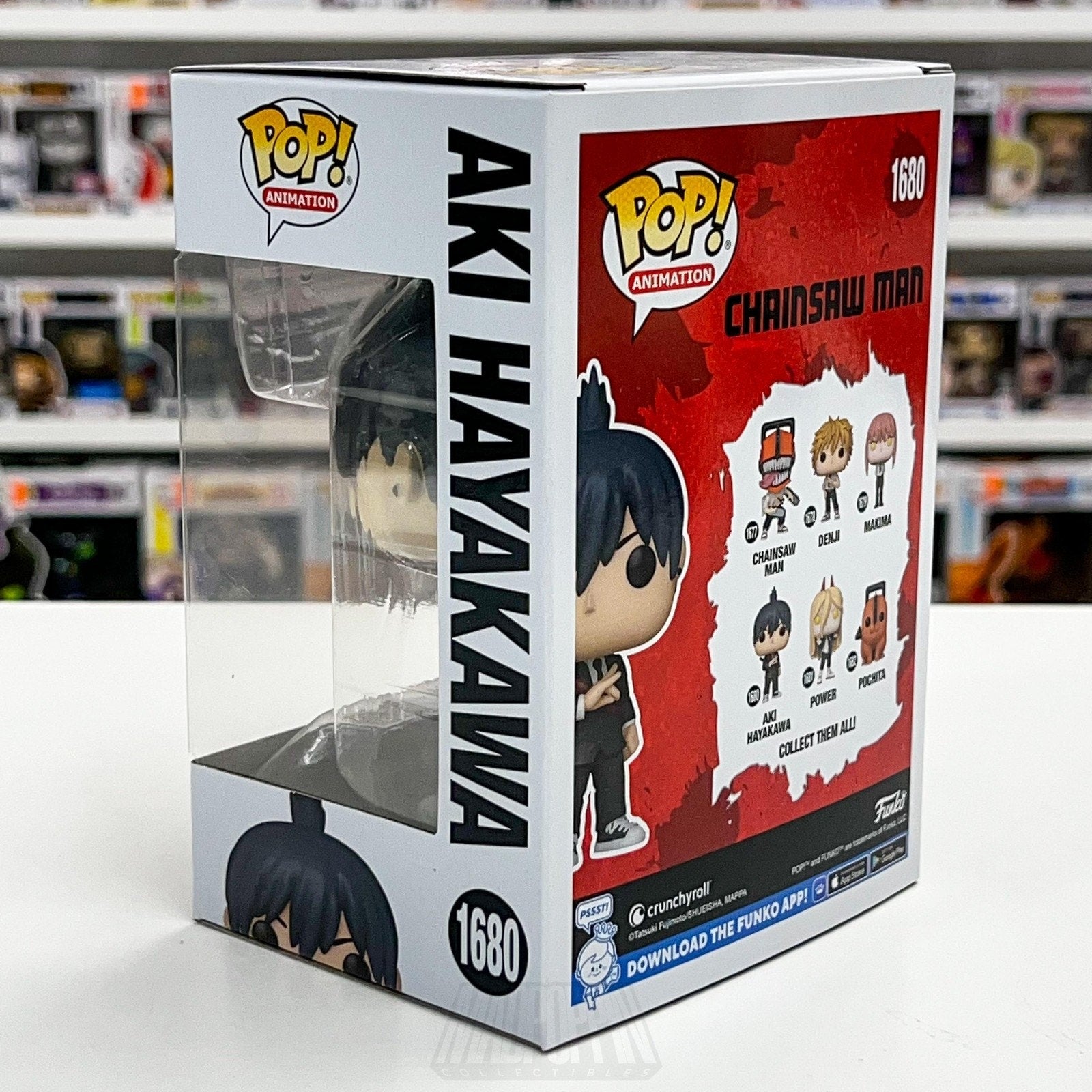 Funko Pop Anime Chainsaw Man Aki Hayakawa 1680 Japan Manga Hunter Vinyl Figure