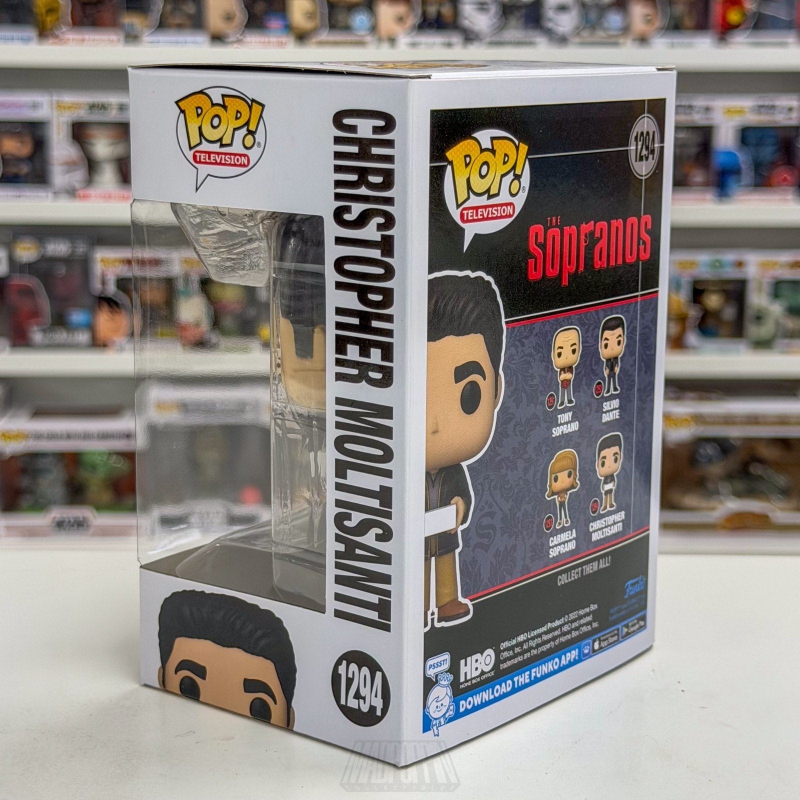 Funko Pop TV Sopranos Christopher Moltisanti 1294 Crime Mafia Toy Vinyl Figure