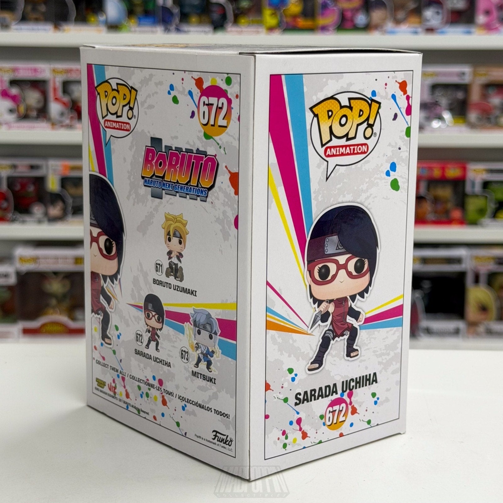 Funko Pop Anime Boruto Naruto Next Generations Sarada Uchiha 672 Vinyl Figure