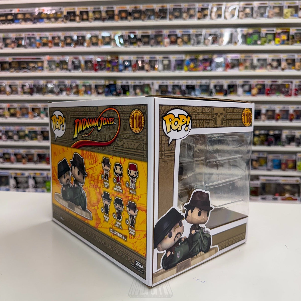 Funko Pop Deluxe Indiana Indy Jones & Henry Jones Sr Amazon 118 Toy Vinyl Figure