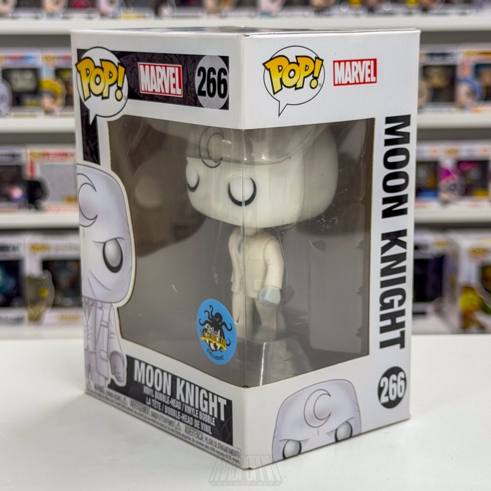 Funko Pop Marvel Moon Knight White Suit LACC Comikaze 266 Vigilante Vinyl Figure