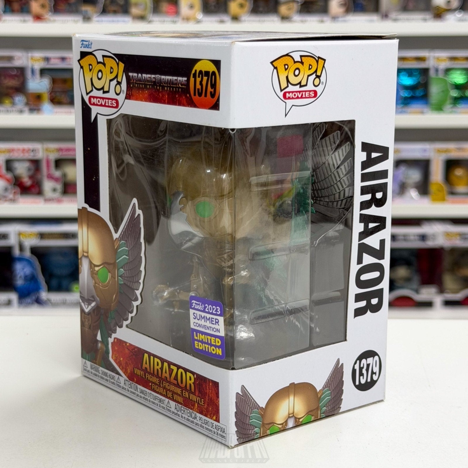 Funko Pop Movies Transformers Rise of the Beasts Airazor SDCC 1379 Vinyl Figure