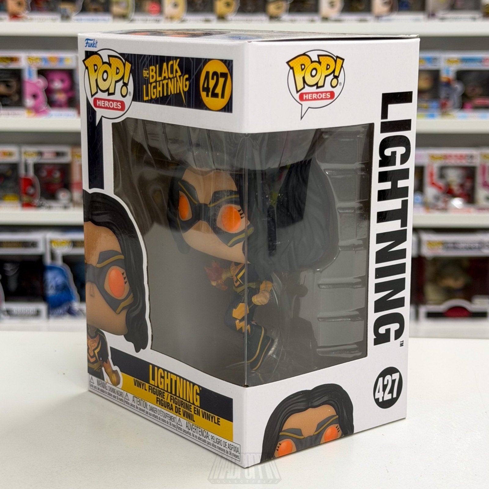 Funko Pop DC Super Heroes Black Lightning 427 CW Television Show Vinyl Figure