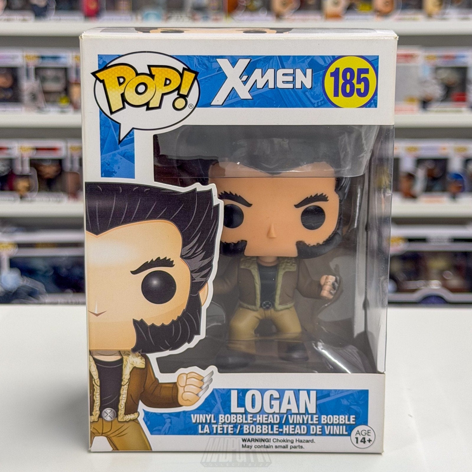 Funko Pop Marvel X-Men Logan Wolverine Jacket 185 Mutant Adamantium Vinyl Figure