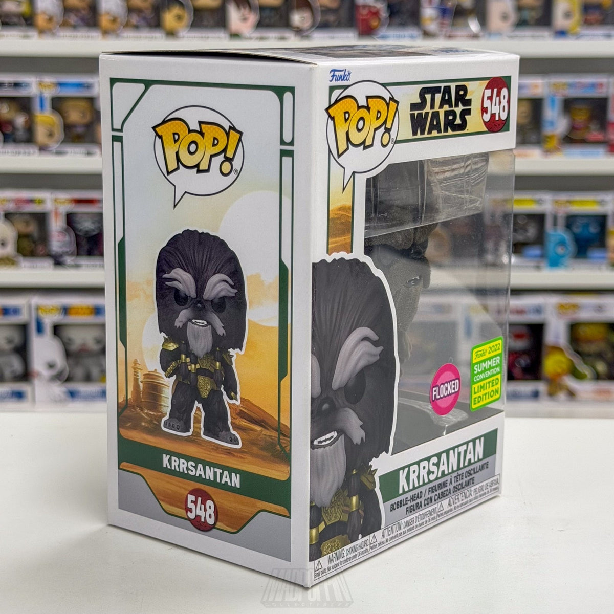 Funko Pop Star Wars Book of Boba Fett Krrsantan Flocked SDCC 548 Vinyl Figure