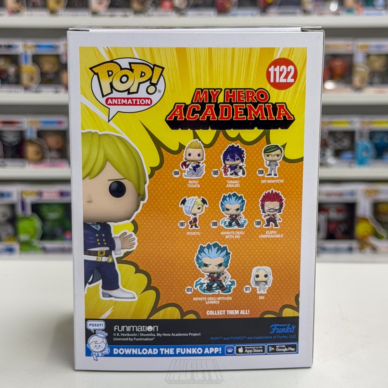 Funko Pop Anime My Hero Academia Neito Monoma Hot Topic 1122 Manga Vinyl Figure