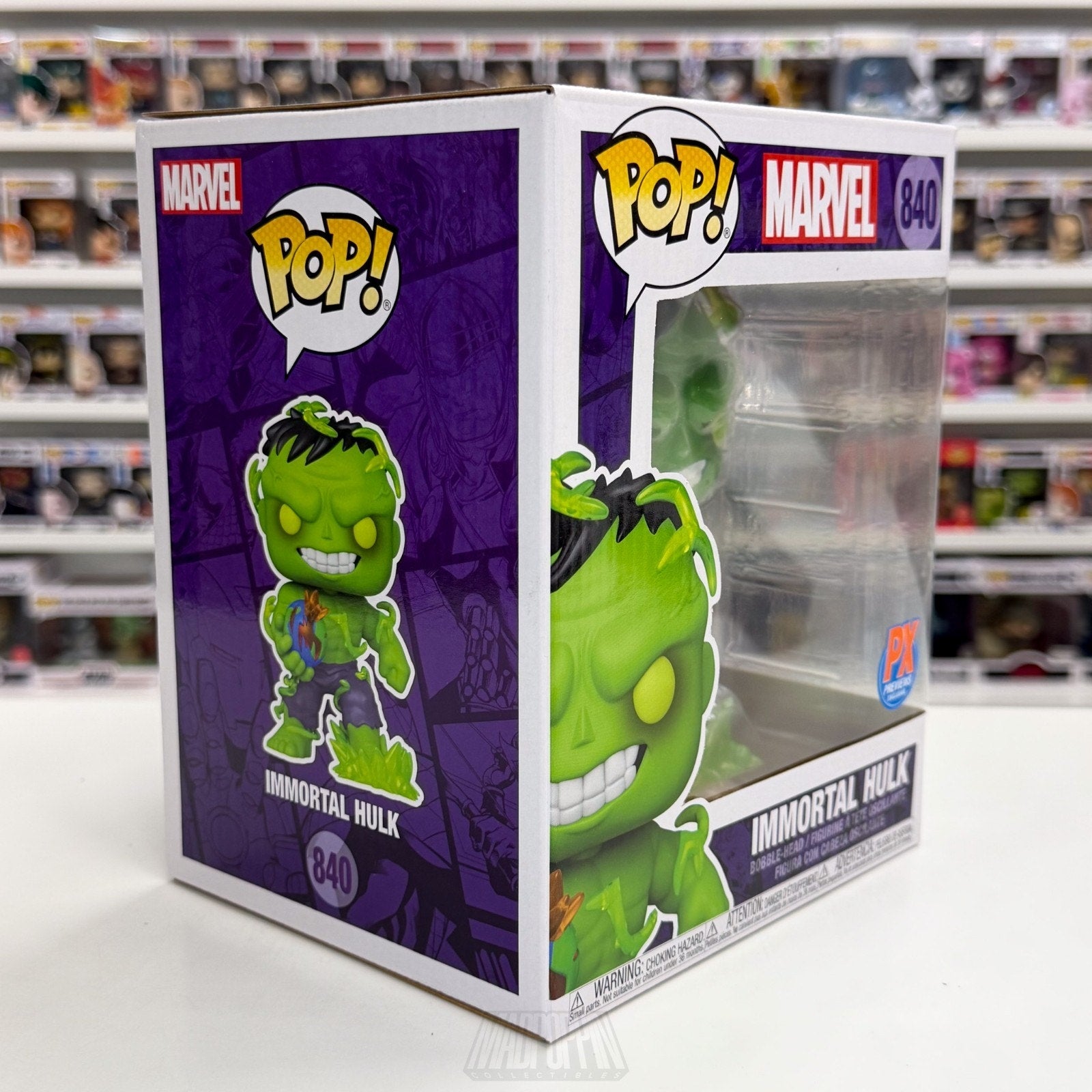 Funko Pop Marvel Immortal Hulk Previews PX Exclusive 840 Horror Vinyl 6" Figure