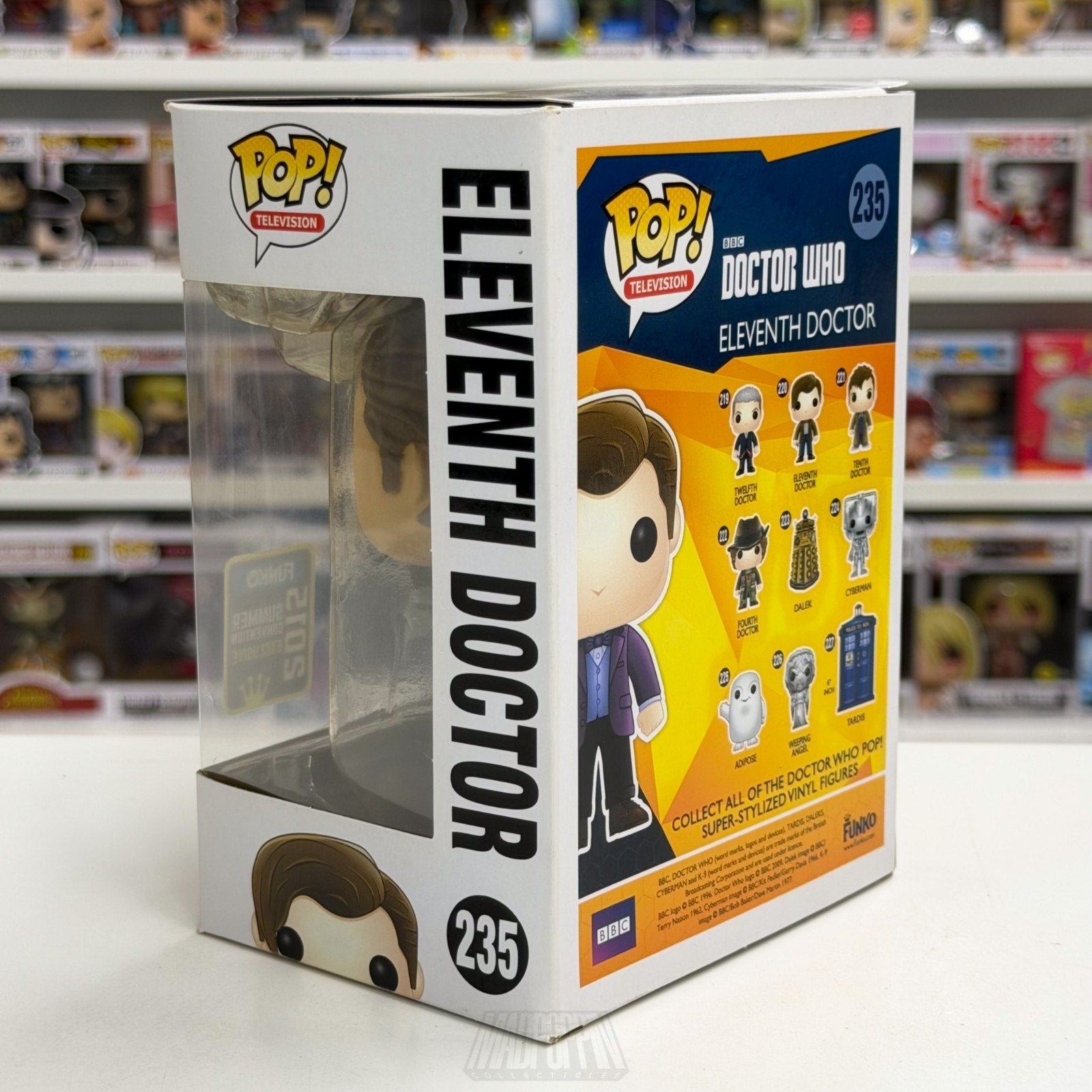 Funko Pop TV BBC Doctor Who Eleventh Doctor Cyberman Head SDCC 235 Vinyl Figure