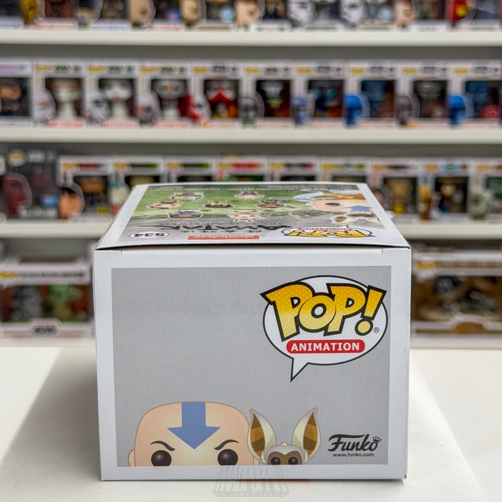 Funko Pop Animation Nickelodeon Avatar Last Airbender Aang w/Momo 534 Toy Figure