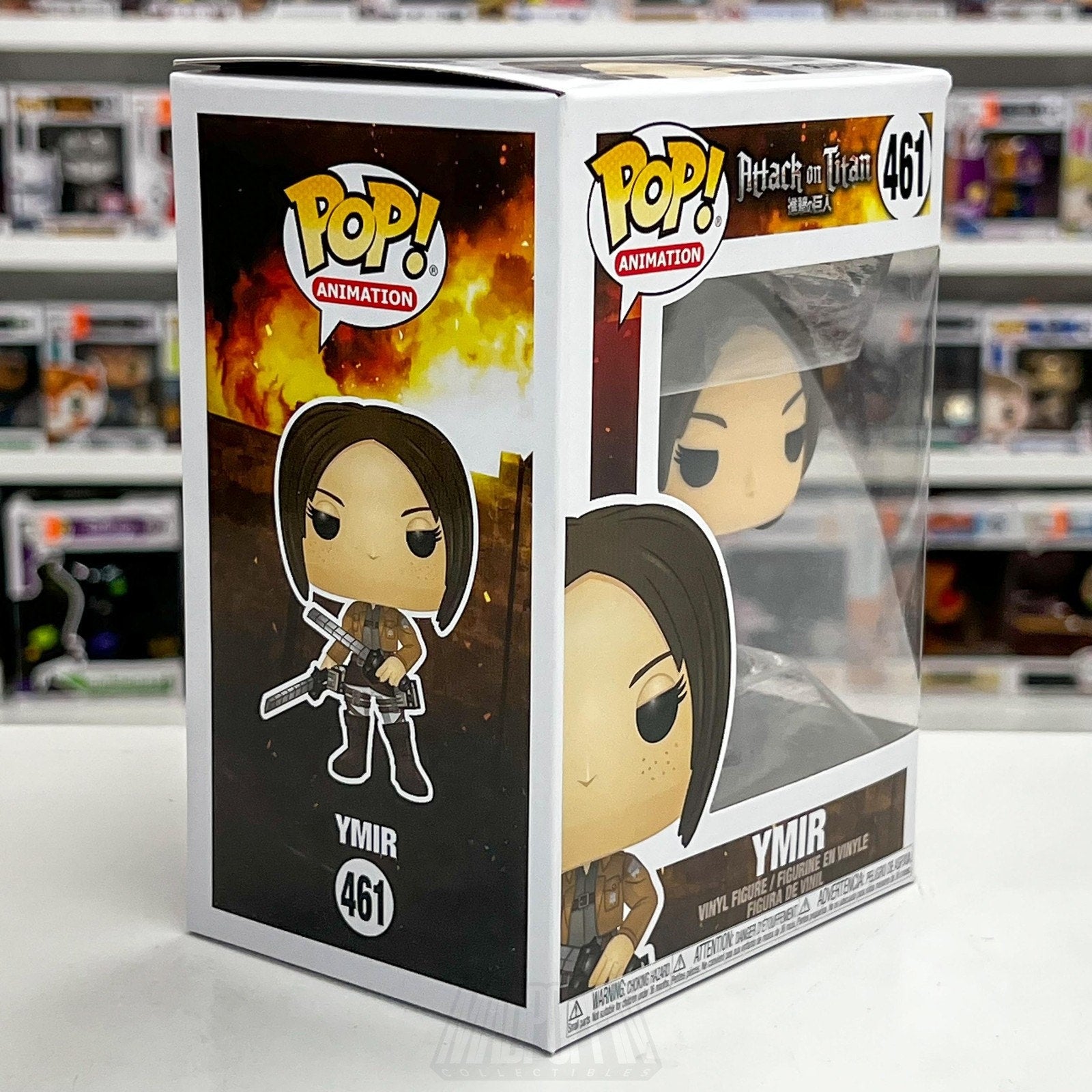 Funko Pop Anime Attack On Titan Ymir 461 Vinyl Figure AOT Animation Manga Toy