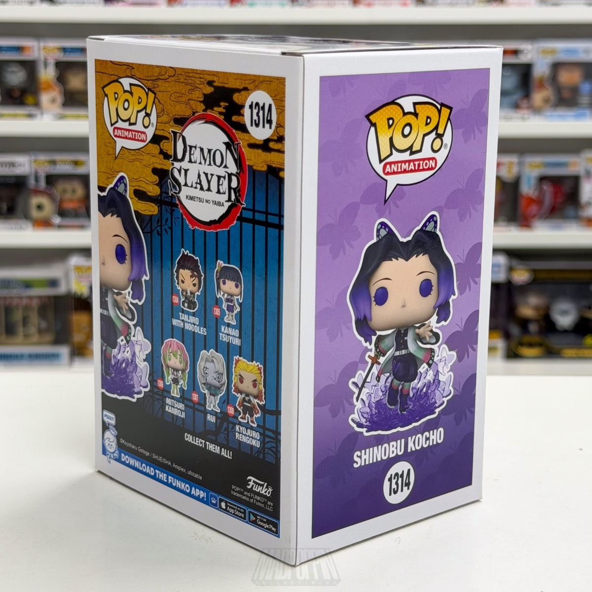 Funko Pop Anime Demon Slayer Shinobu Kocho 1314 Hashira Japan Manga Vinyl Figure