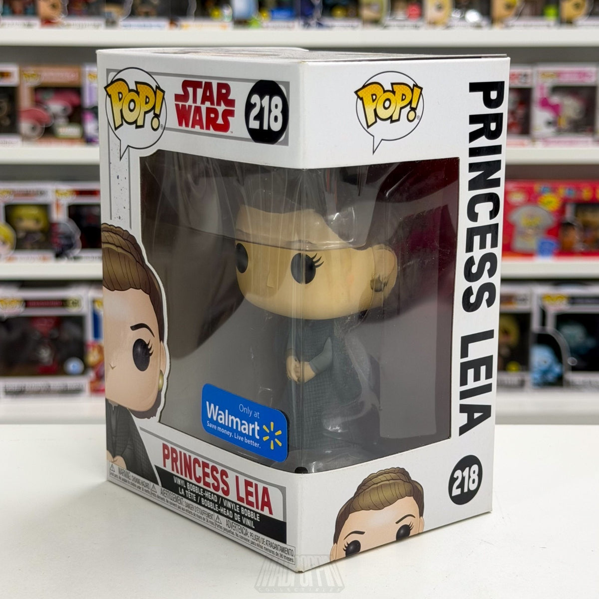 Funko Pop Star Wars Episode VIII The Last Jedi Princess Leia Walmart 218 Figure