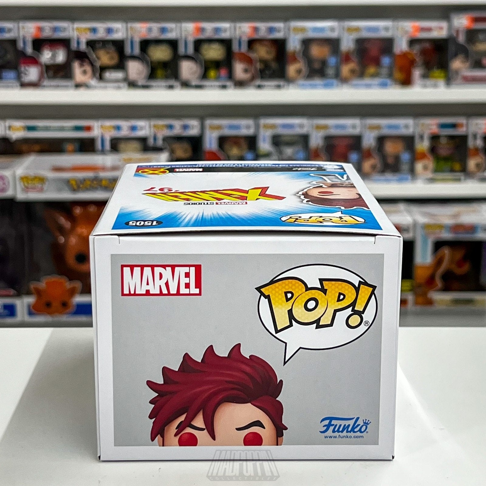 Funko Pop Marvel X-Men 97 Gambit Crop Top SDCC 1505 Official Con Sticker Figure