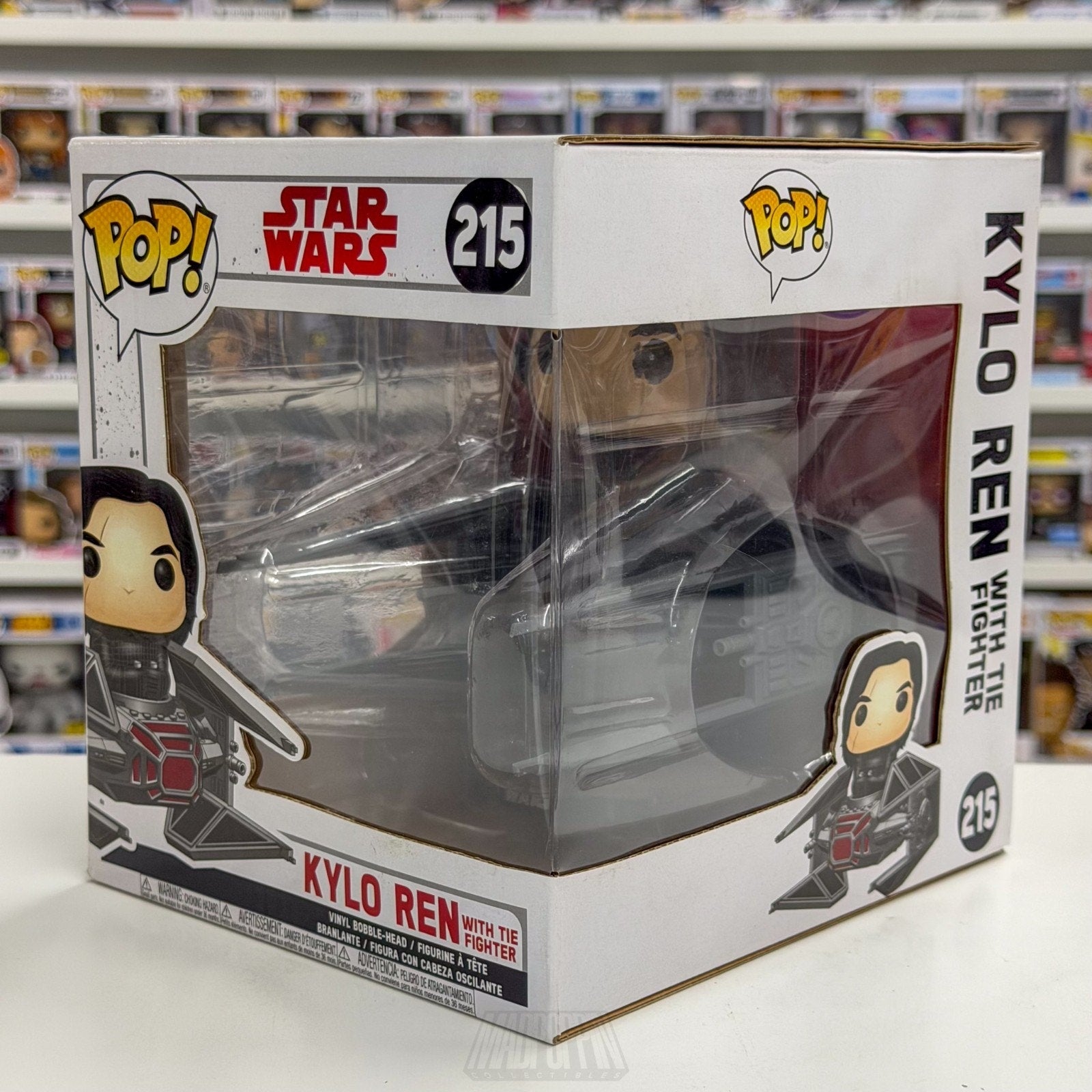 Funko Pop Star Wars Force Awakens Kylo Ren w/TIE Fighter 215 Sith Vinyl Figure