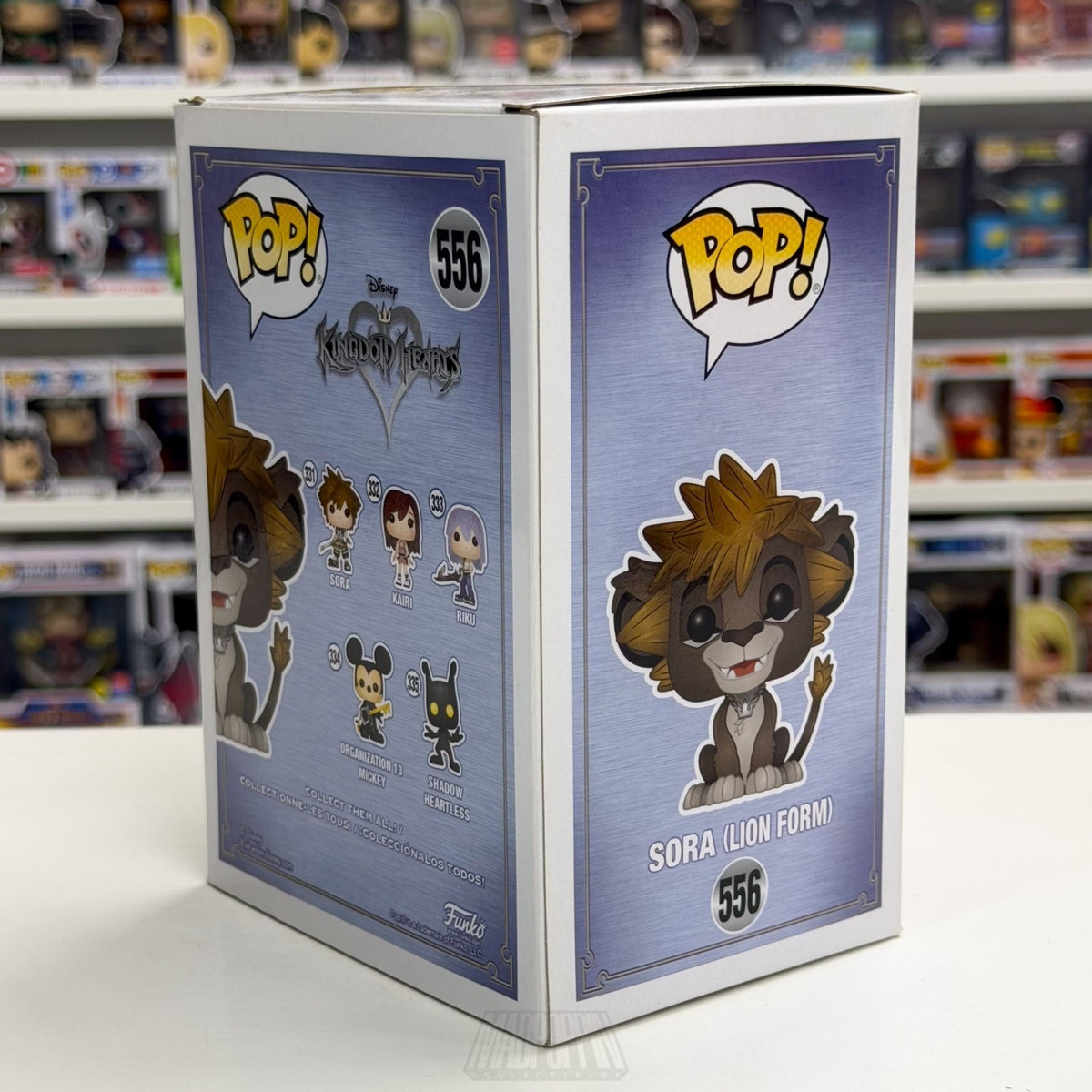 Funko Pop Games Disney Kingdom Hearts III Sora Lion 556 E3 Expo 556 Vinyl Figure