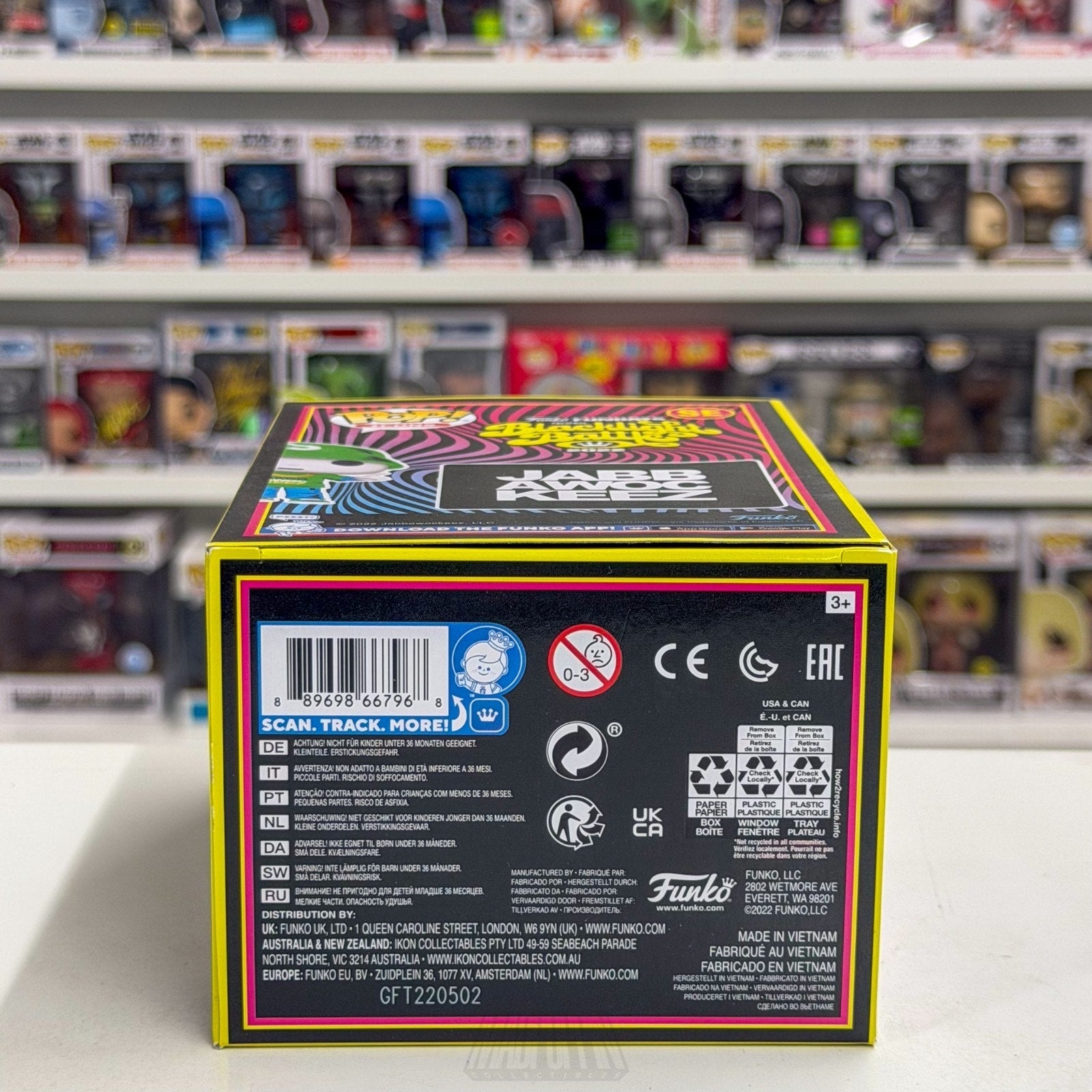 Funko Pop Fundays Blacklight Battle Jabbawockeez SE Dance Crew Toy Vinyl Figure
