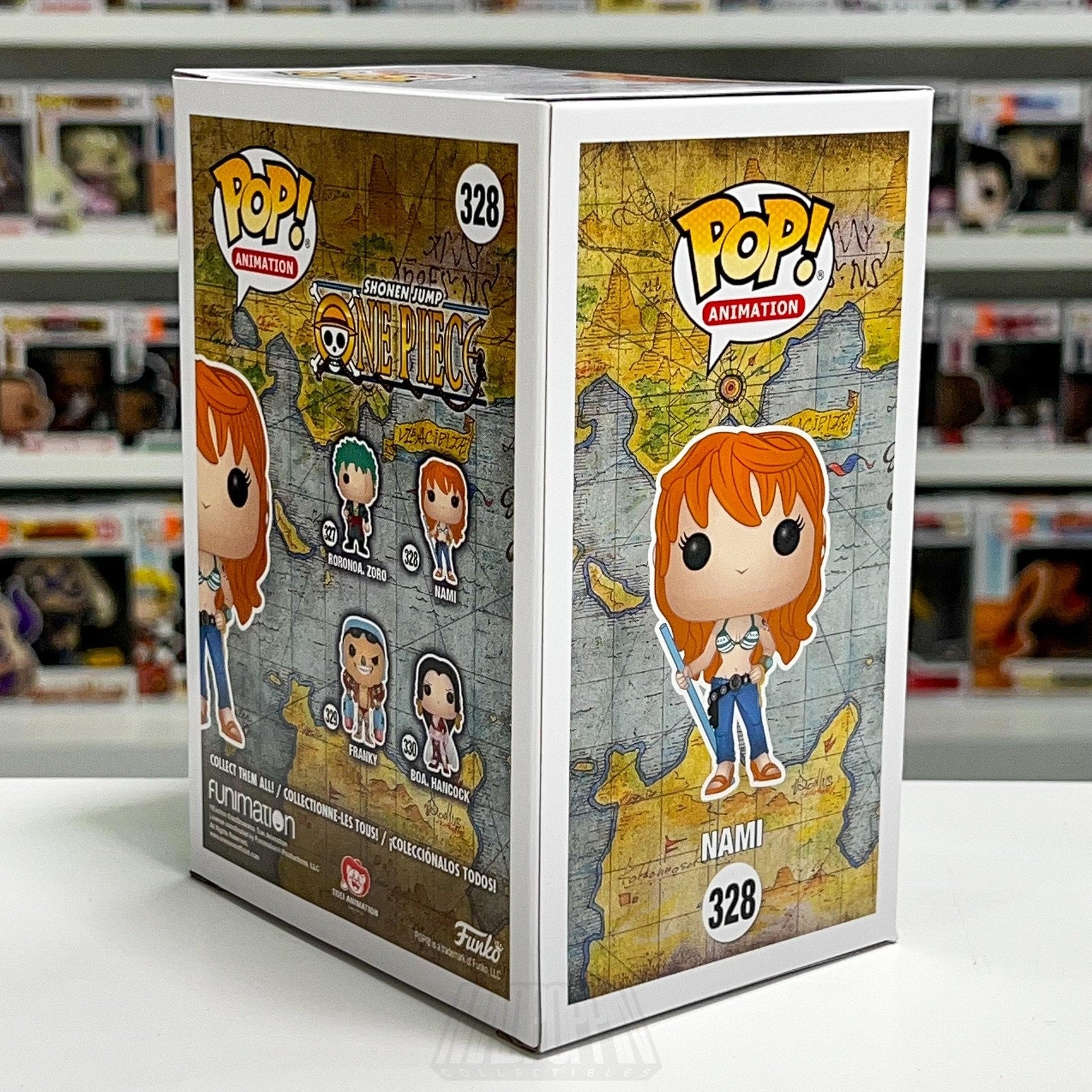 Funko Pop Anime One Piece Nami 328 Cat Burglar Pirate Japan Manga Vinyl Figure