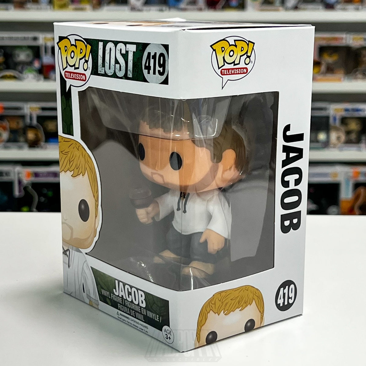 Funko Pop Television Lost Jacob 419 Vinyl Figure Science Fiction Adventure Drama