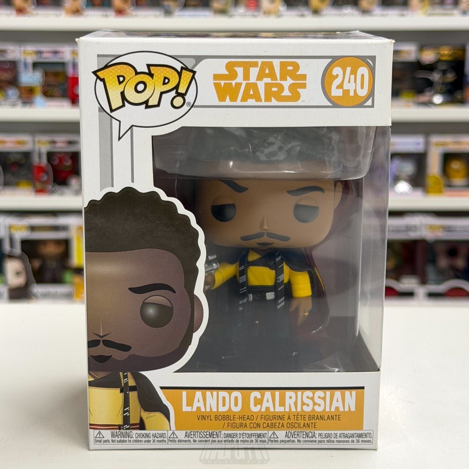 Funko Pop Star Wars Solo Story Young Lando Calrissian 240 Smuggler Vinyl Figure