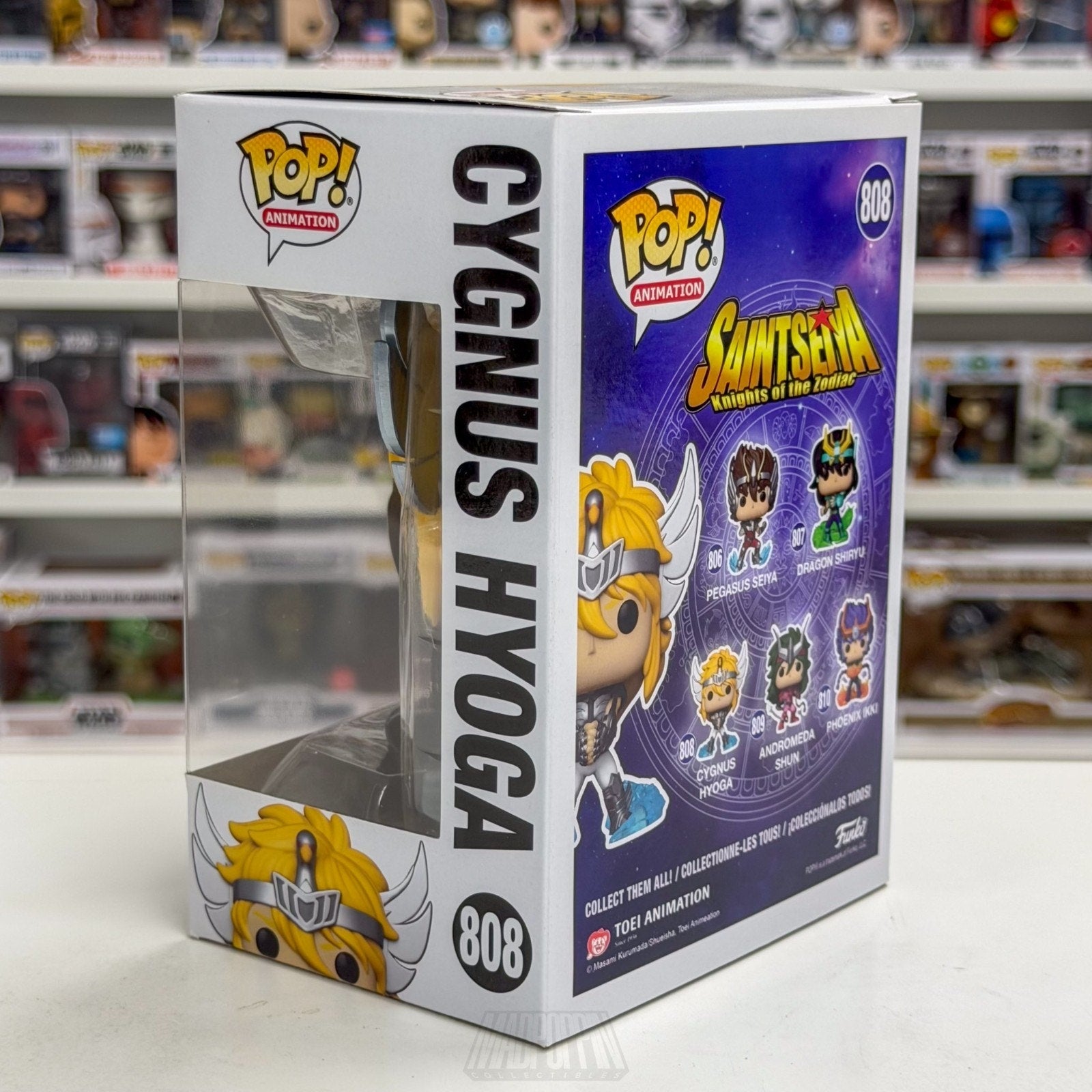 Funko Pop Anime Saint Seiya Cygnus Hyoga 808 Japanese Manga Toy Vinyl Figure