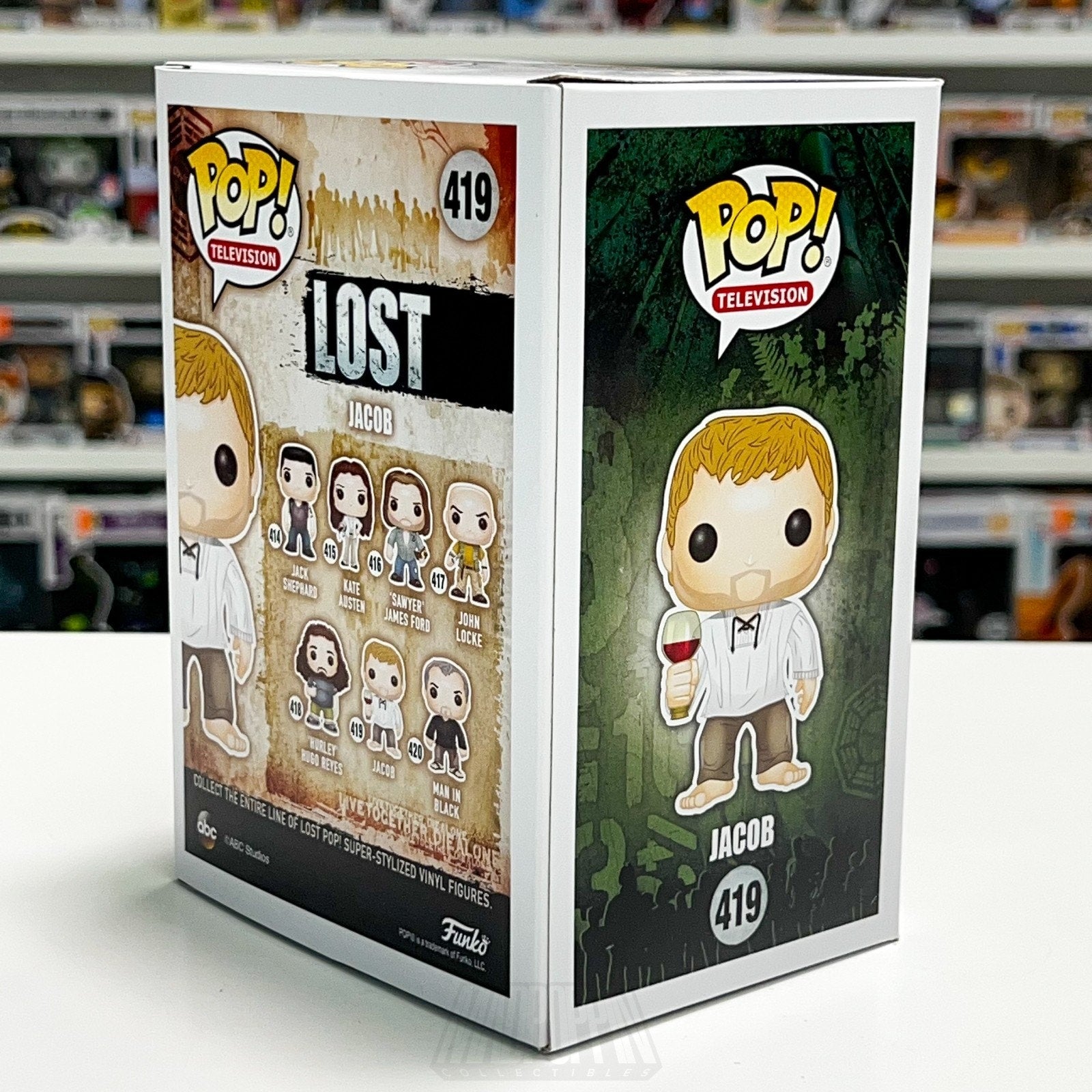Funko Pop Television Lost Jacob 419 Vinyl Figure Science Fiction Adventure Drama