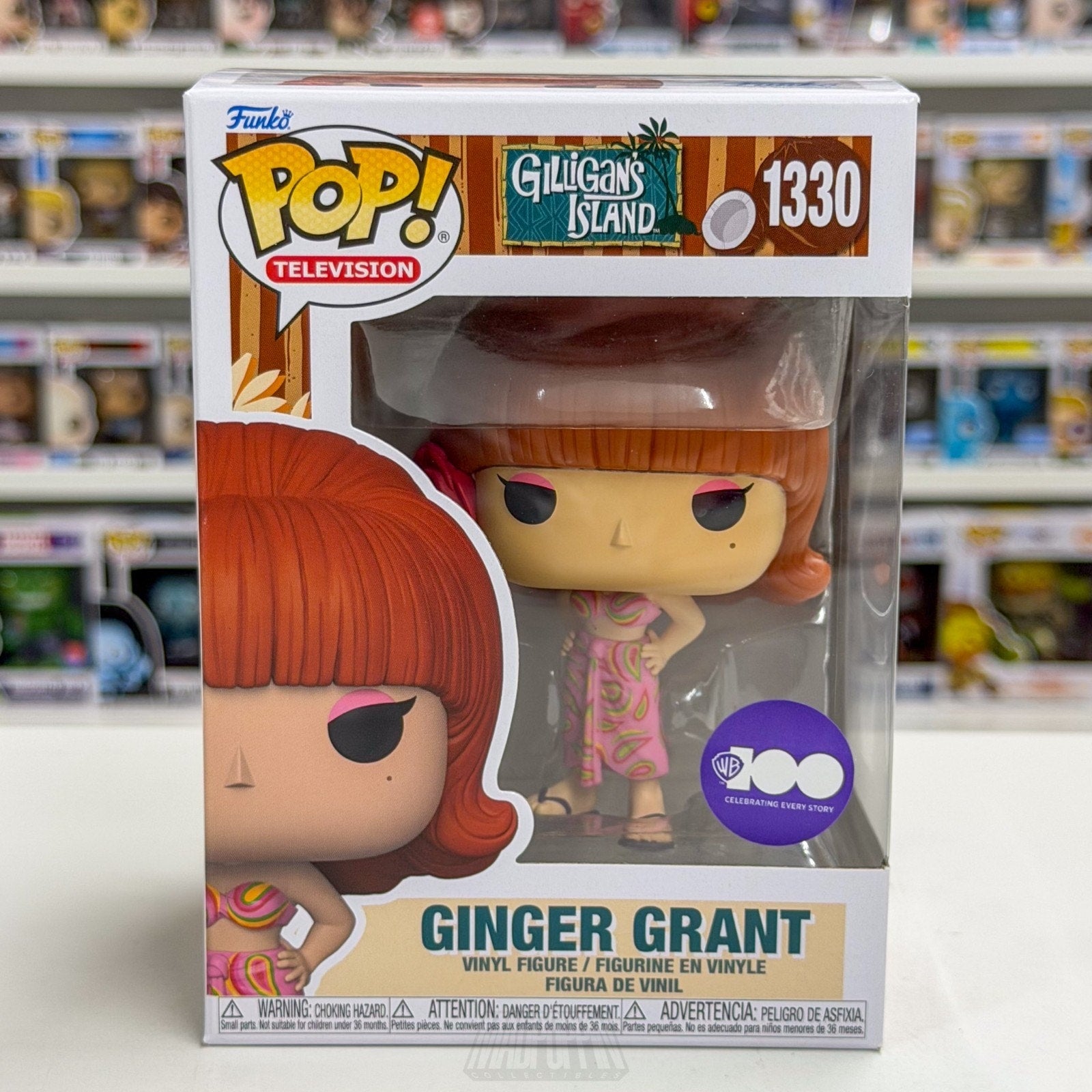 Funko Pop TV Gilligan's Island Ginger Grant 1330 Hollywood Star Toy Vinyl Figure