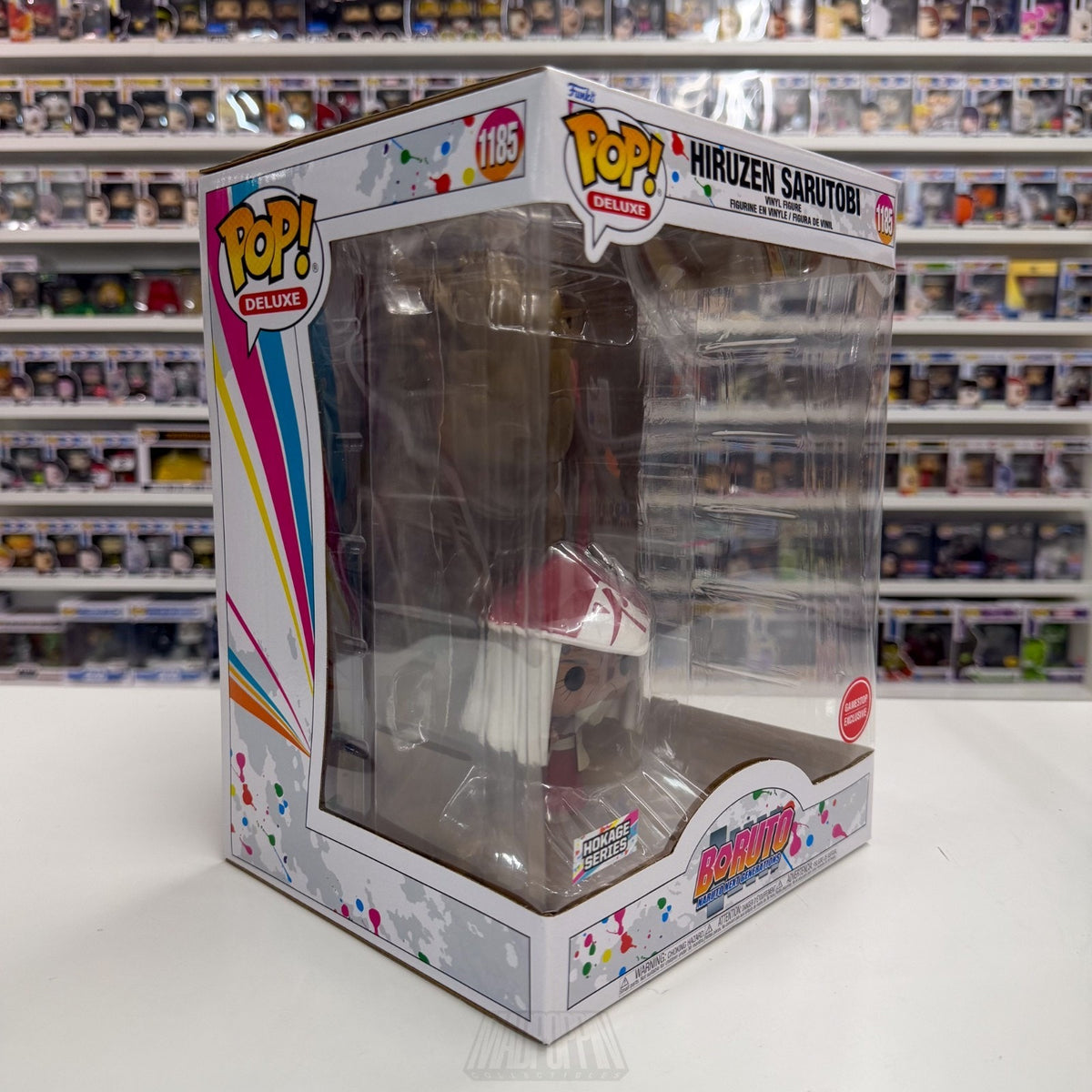 Funko Pop Anime Boruto Hokage Series Hiruzen Sarutobi GameStop 1185 Vinyl Figure
