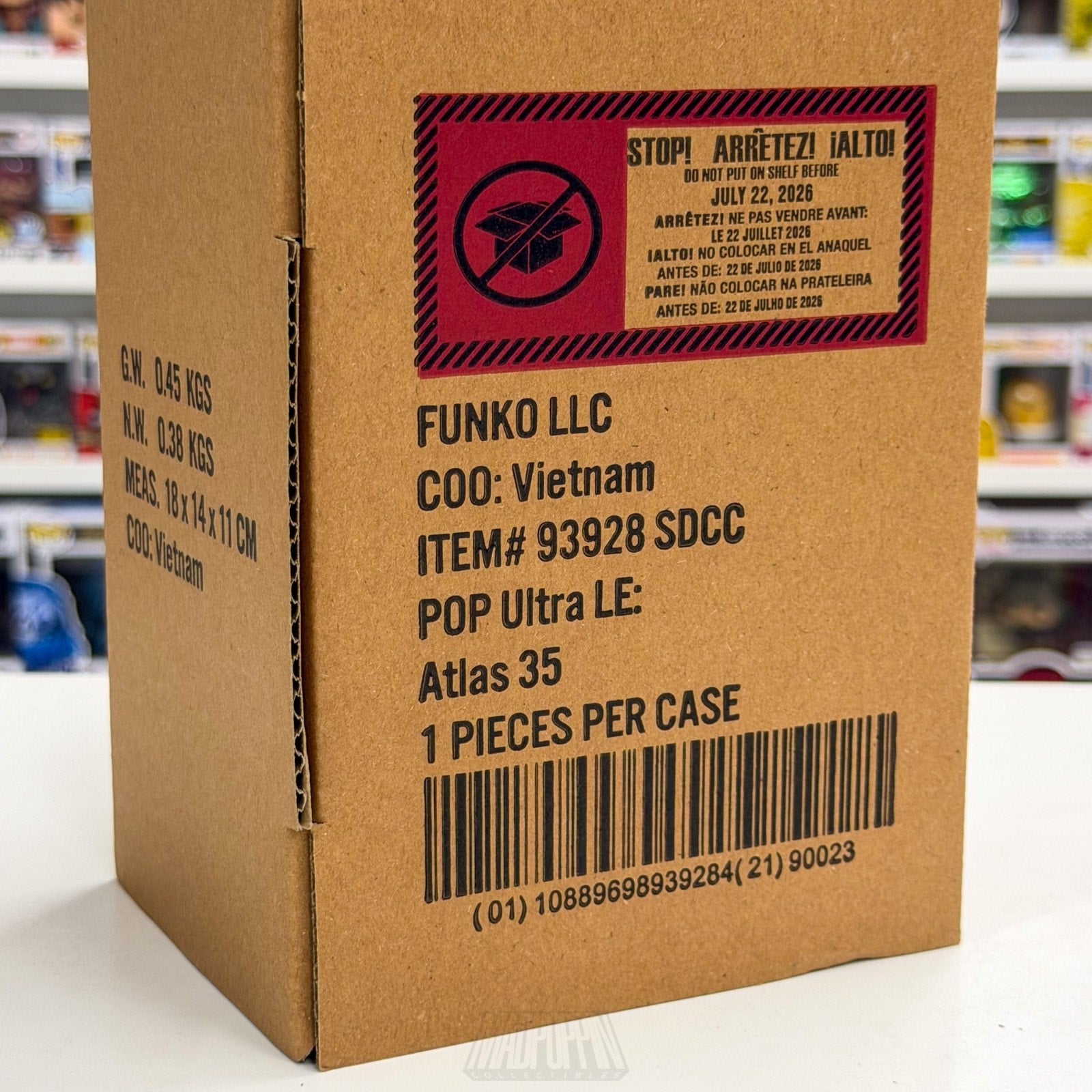 Funko Pop Magic The Gathering Loot 1234 LE 5000 SDCC 2026 ULTRA Toy CON STICKER