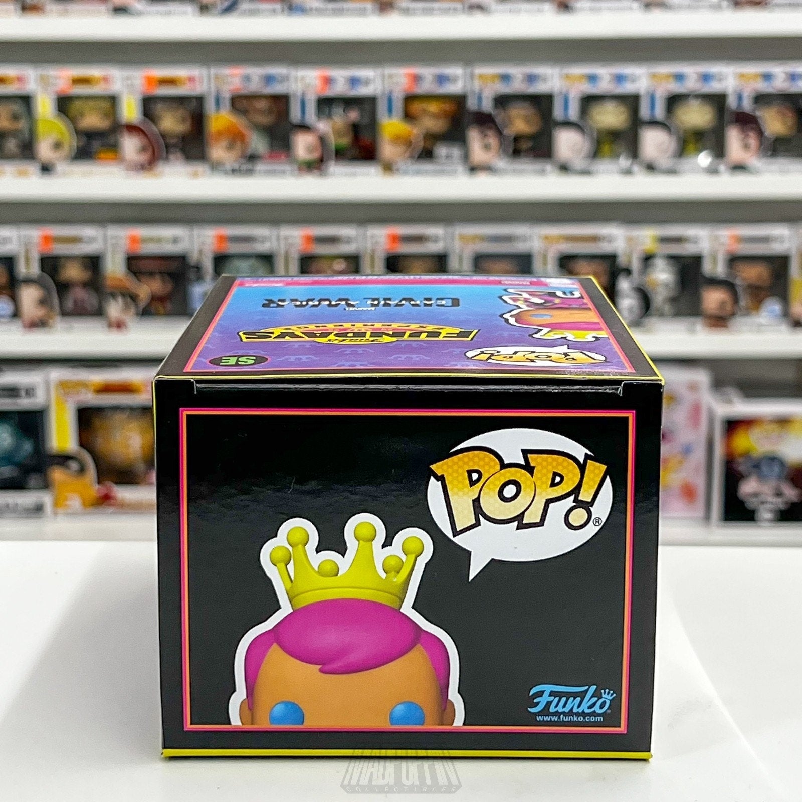 Funko Pop Fundays Freddy as Iron Man Blacklight Marvel Civil War 500pcs Figure