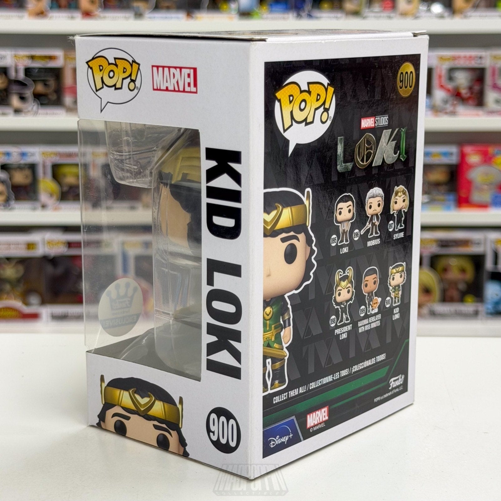 Funko Pop Marvel Studios Kid Loki Exclusive 900 Void Variant TVA Vinyl Figure