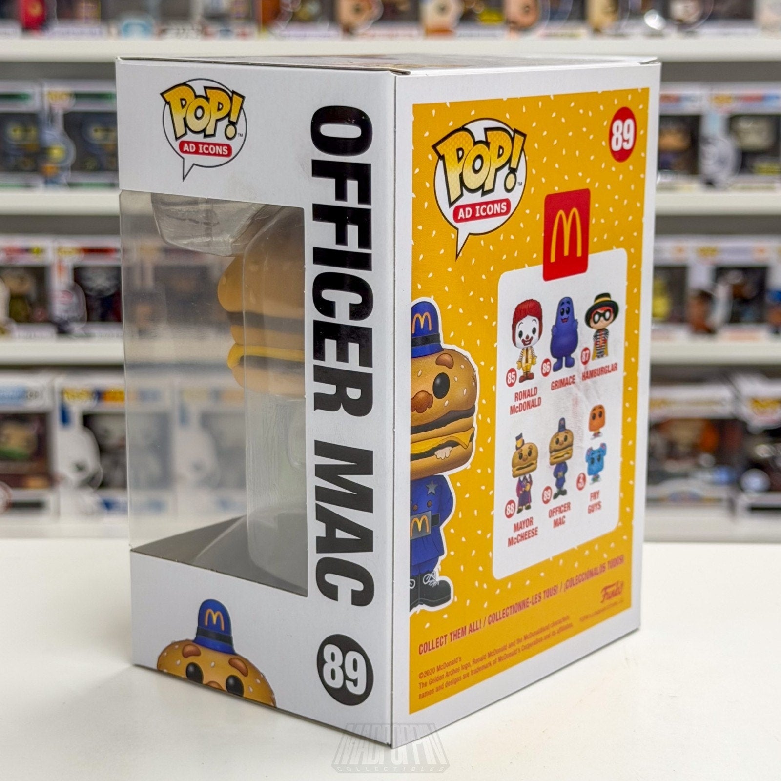 Funko Pop Ad Icons McDonalds Officer Mac 89 Fast Food Restaurant Vinyl Figure