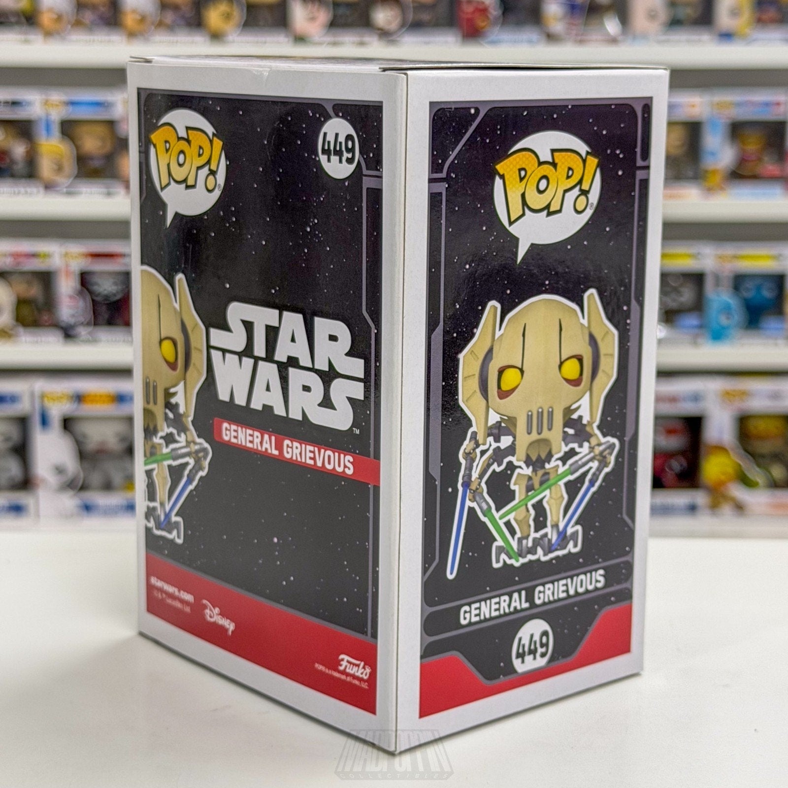 Funko Pop Star Wars General Grievous Four Lightsabers Hot Topic 449 Vinyl Figure