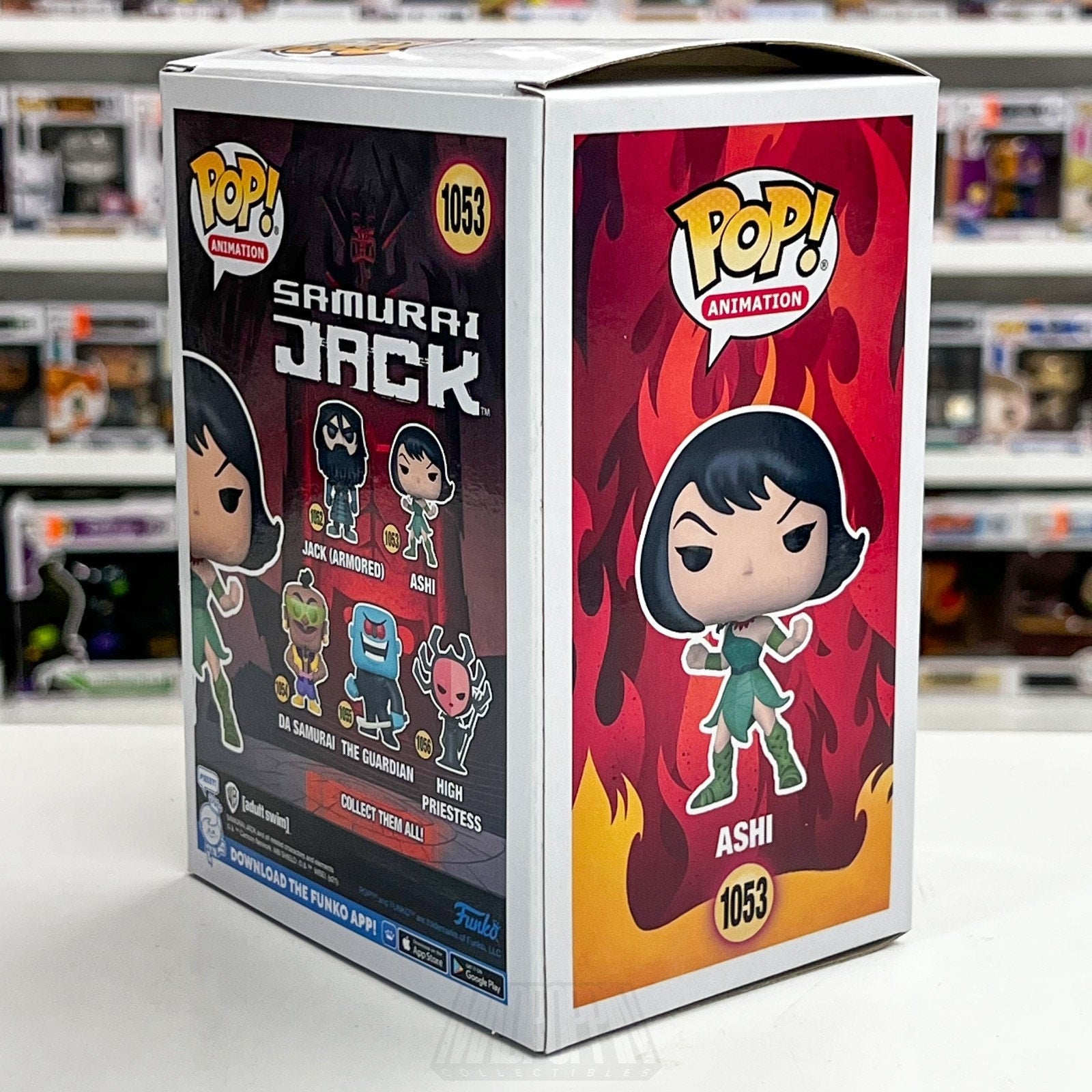 Funko Pop Animation Samurai Jack Ashi 1053 Figure Cartoon Network Adult Swim