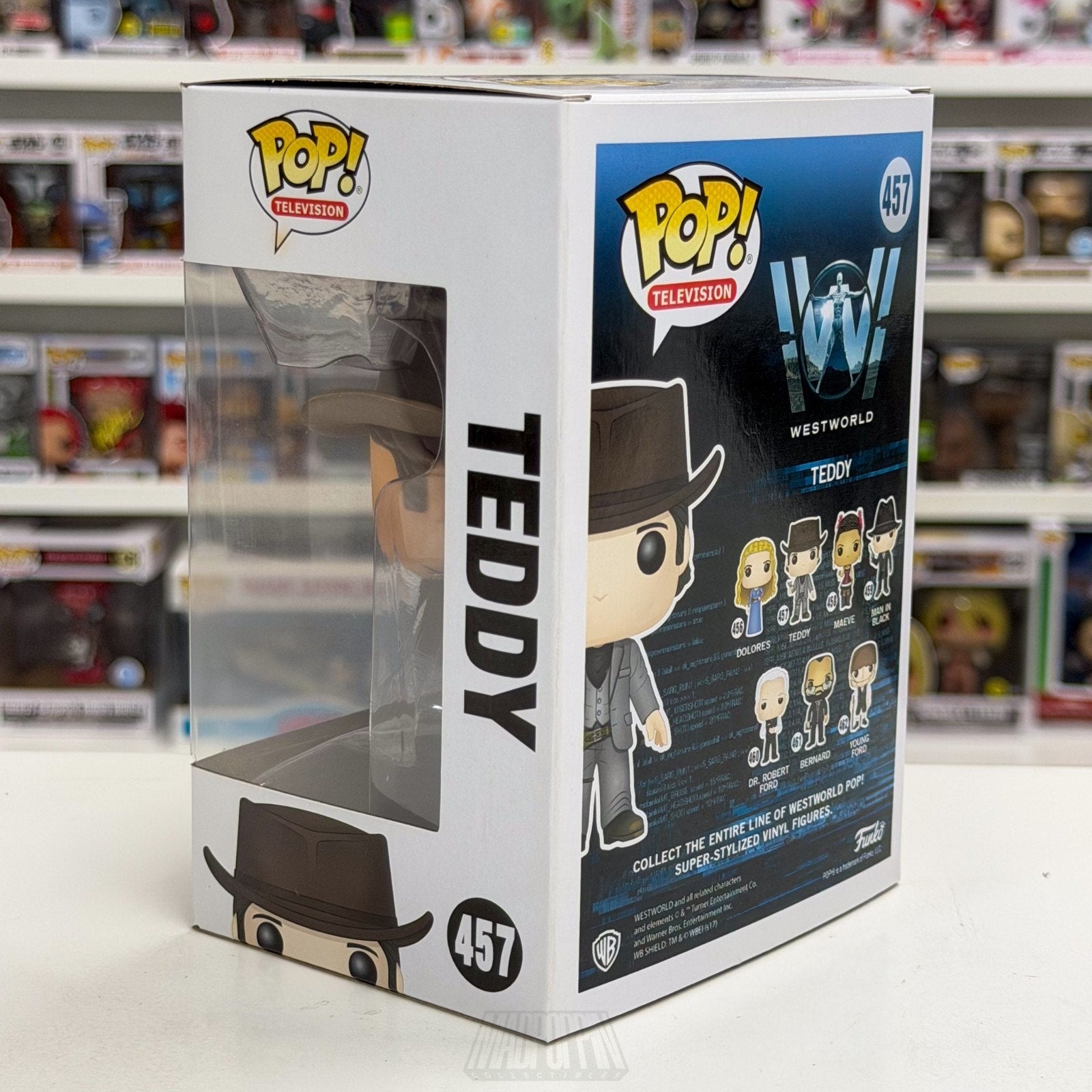 Funko Pop TV HBO Westworld Teddy 457 Sci-Fi Western Drama Vinyl Figure