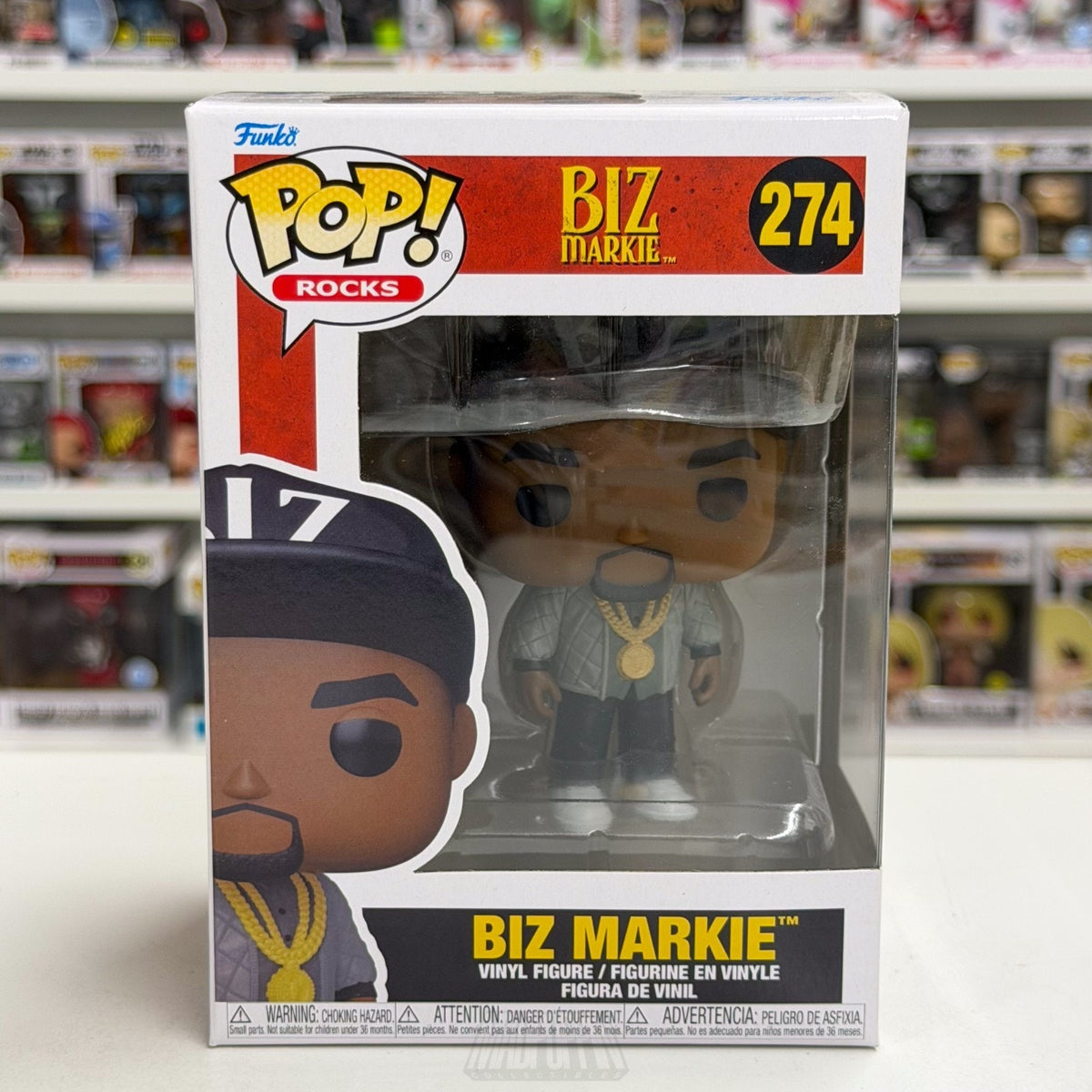 Funko Pop Rocks Biz Markie 274 Just A Friend Music Hip Hop Rap NYC Vinyl Figure