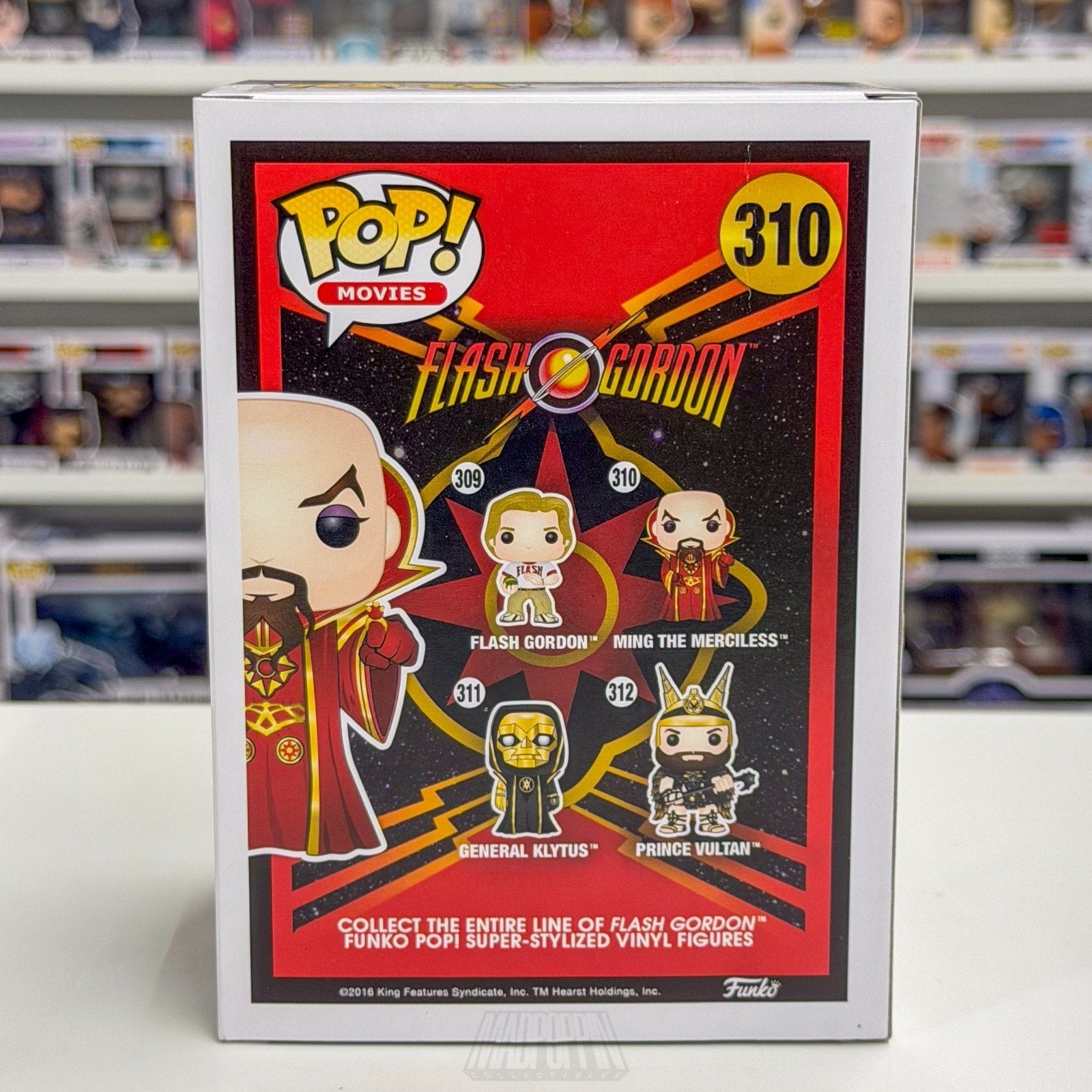 Funko Pop Movies Flash Gordon Ming the Merciless 310 Space Opera Vinyl Figure