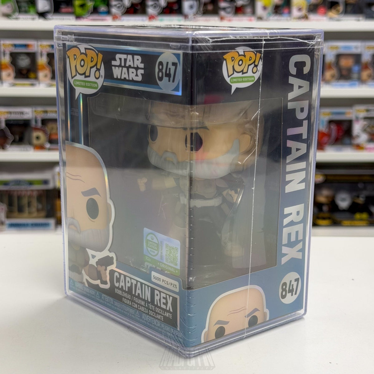 Funko Pop Star Wars Captain Rex No Helmet Chalice Collectibles 847 Vinyl Figure