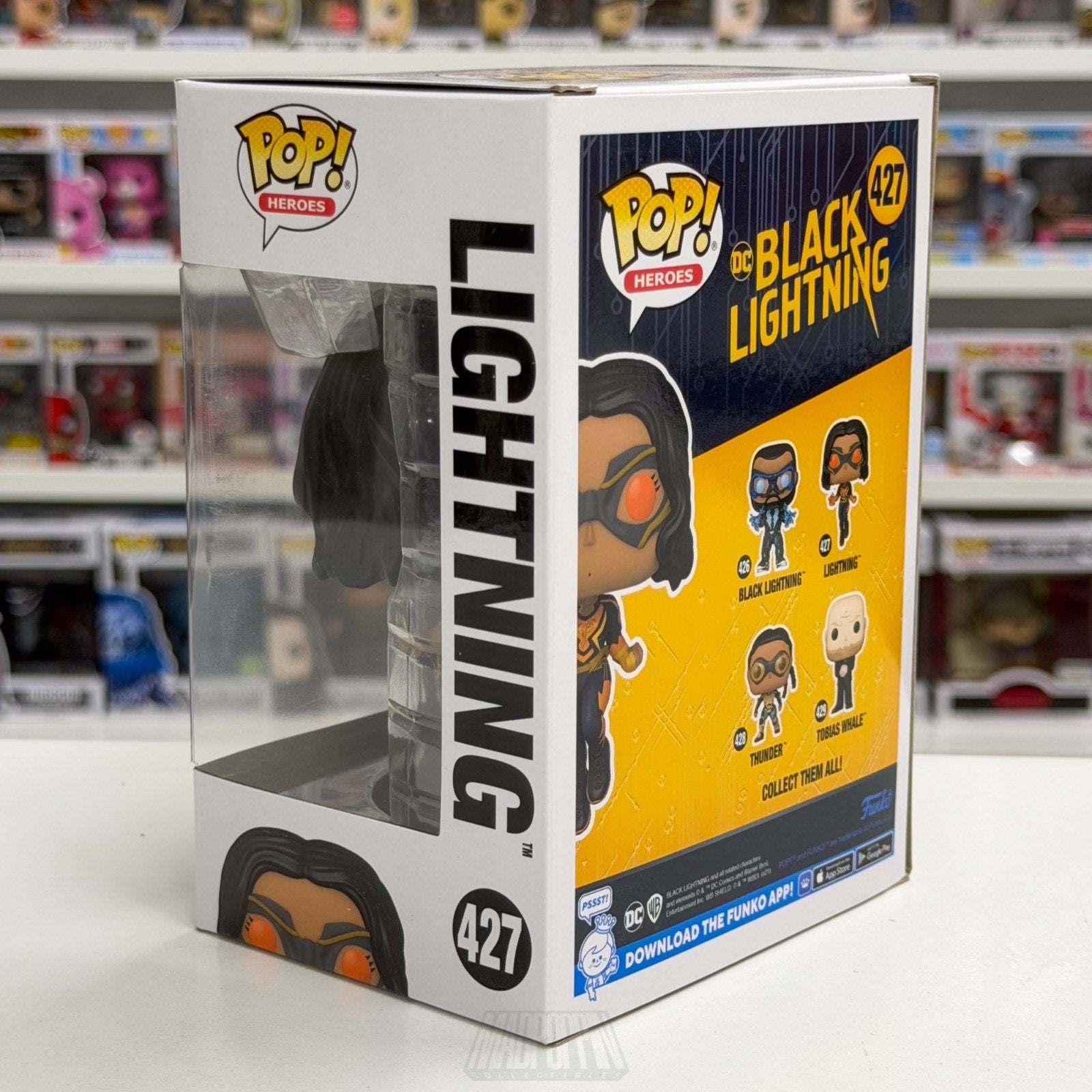 Funko Pop DC Super Heroes Black Lightning 427 CW Television Show Vinyl Figure