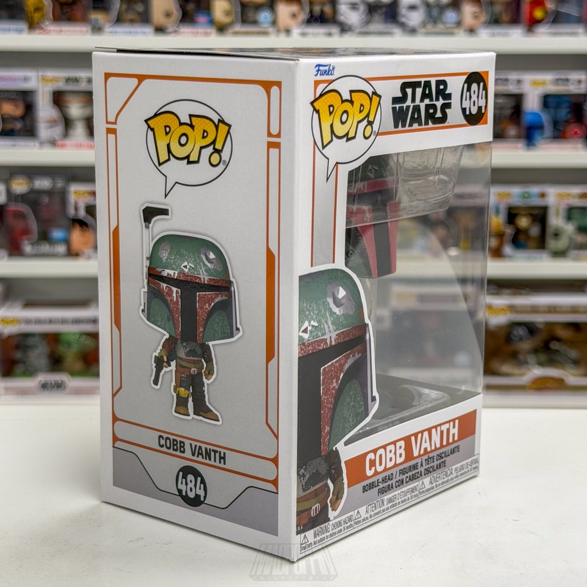 Funko Pop Star Wars Mandalorian Cobb Vanth 484 Sheriff Marshal Toy Vinyl Figure