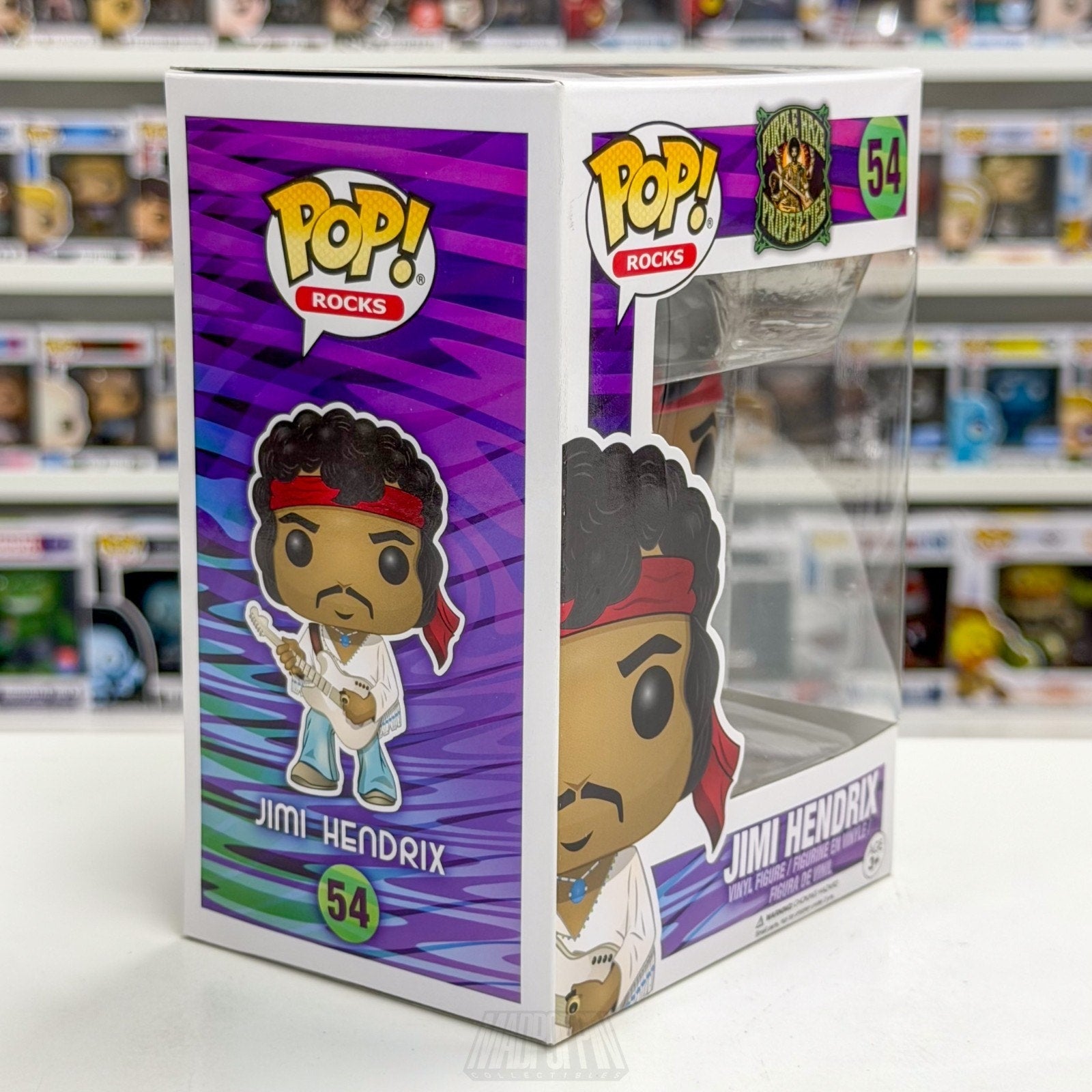 Funko Pop Rocks Purple Haze Properties Jimi Hendrix 54 Music Guitarist Figure