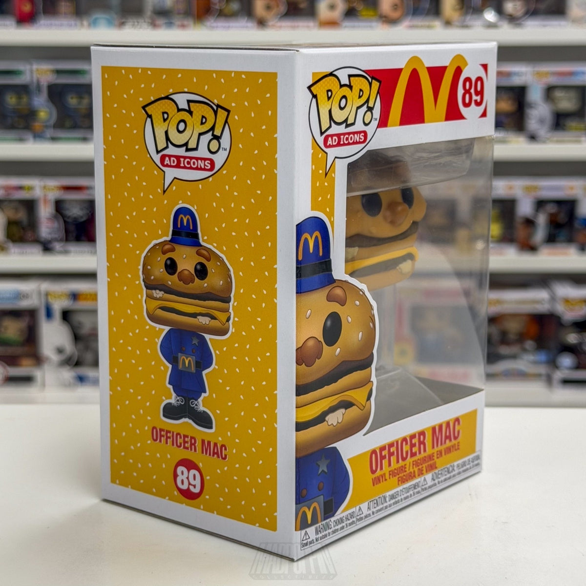 Funko Pop Ad Icons McDonalds Officer Mac 89 Fast Food Burger Toy Vinyl Figure