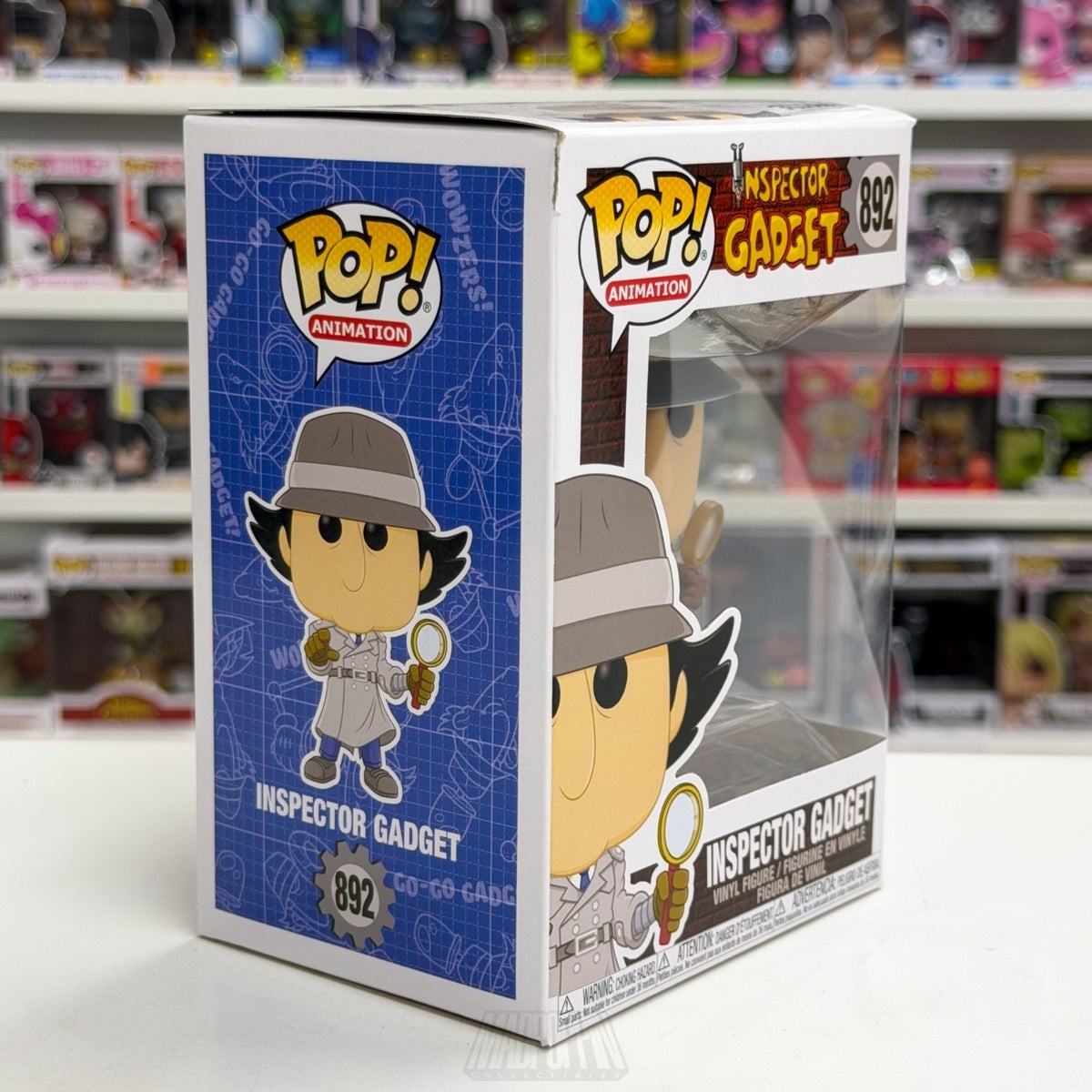 Funko Pop Animation Inspector Gadget w/Magnifying Glass 892 Cyborg Vinyl Figure