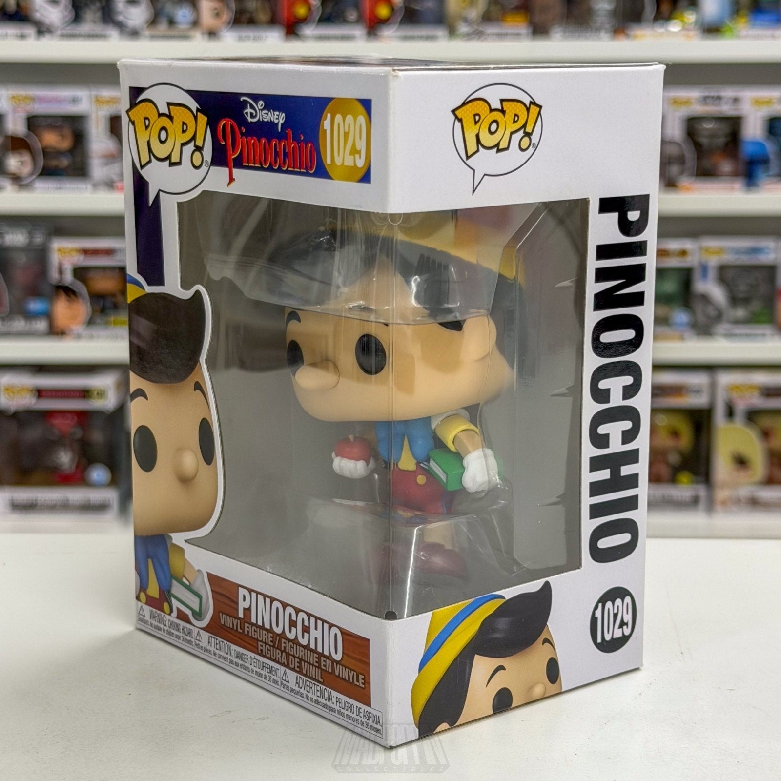 Funko Pop Disney Pinocchio 1029 Animated Boy Wooden Puppet Toy Vinyl Figure