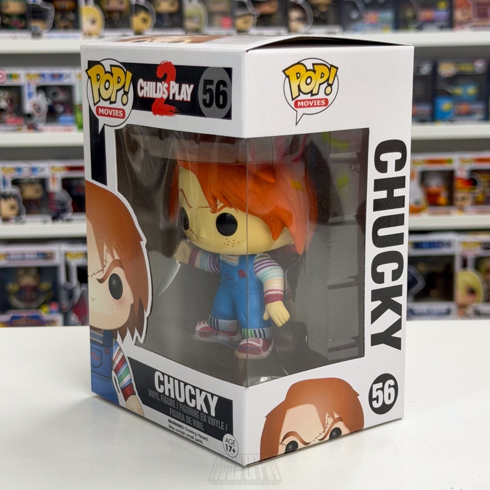 Funko Pop Movies Childs Play 2 Chucky 56 Good Guy Doll Horror Toy Vinyl Figure