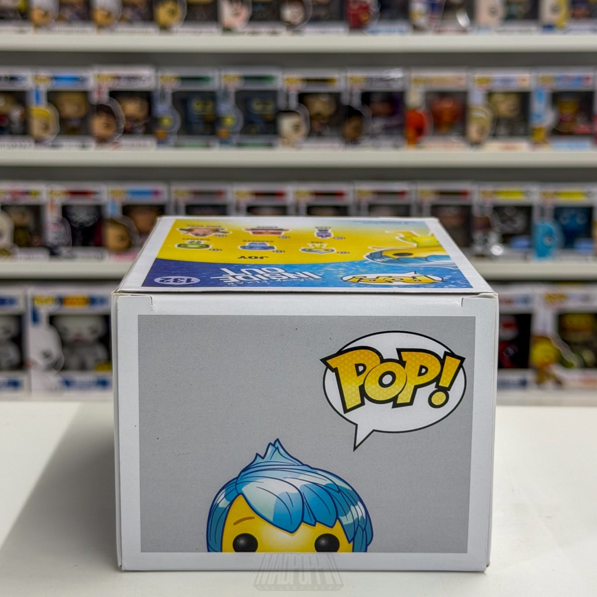 Funko Pop Disney Pixar Inside Out Joy 132 Vaulted Animation Emotion Vinyl Figure