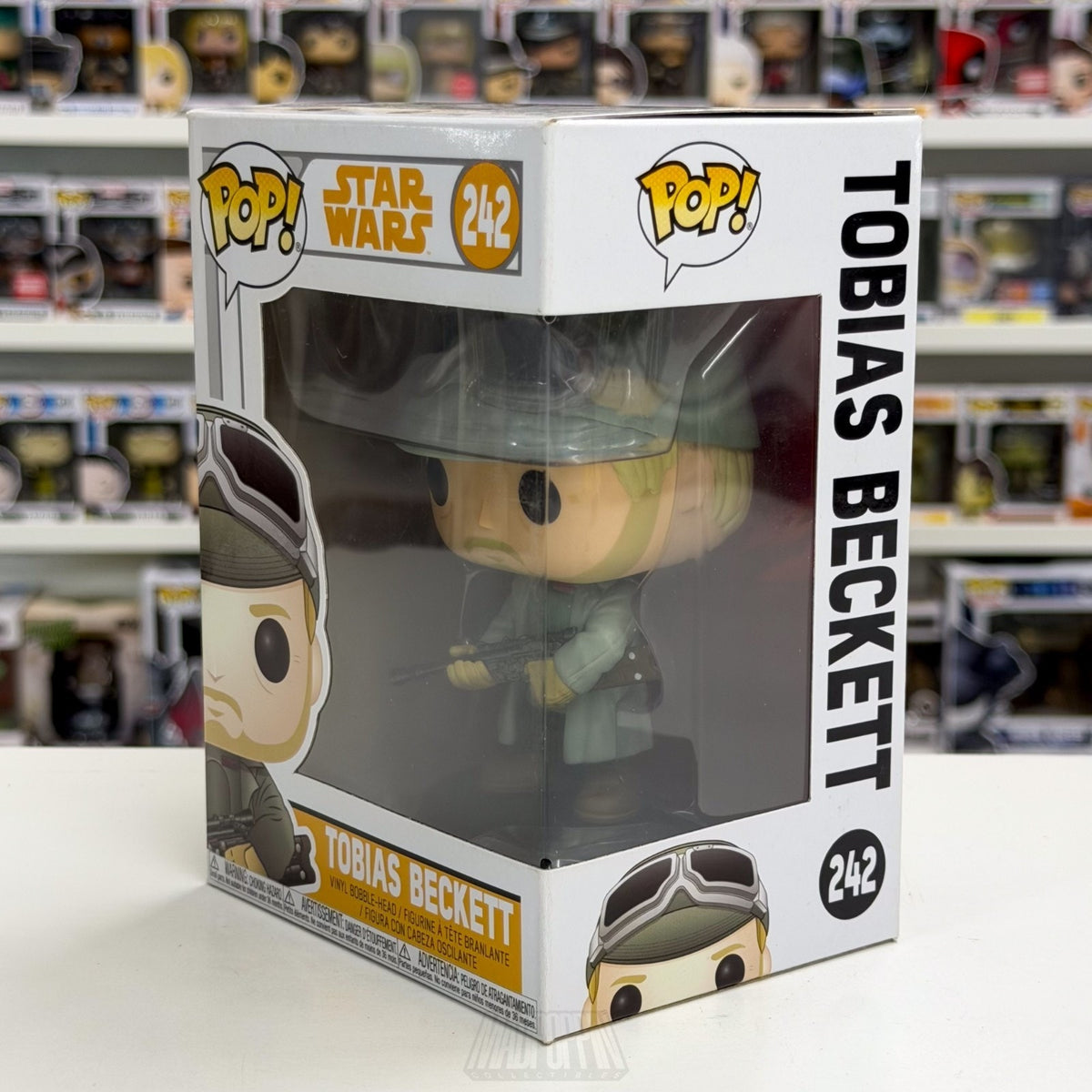 Funko Pop Star Wars Solo Story Tobias Beckett 242 Thief Crime Empire Toy Figure